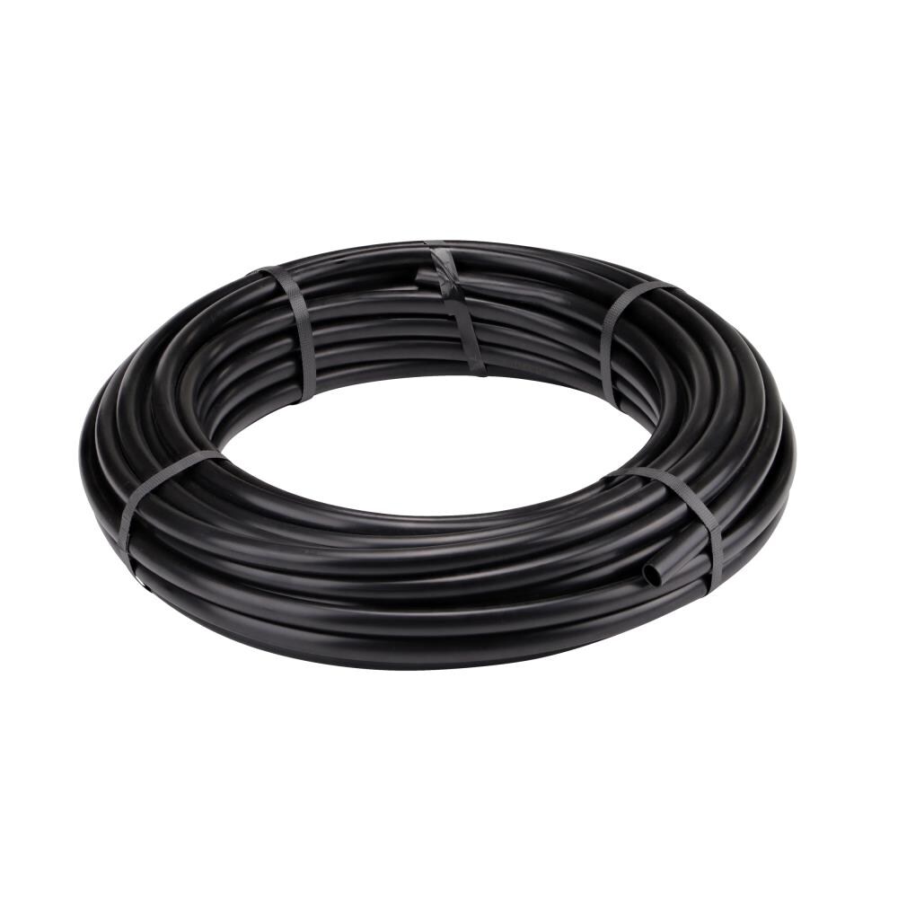 100 Ft 0.700 OD Poly Drip Tubing Hose Emitter Garden Water Irrigation 1/2 Inch 