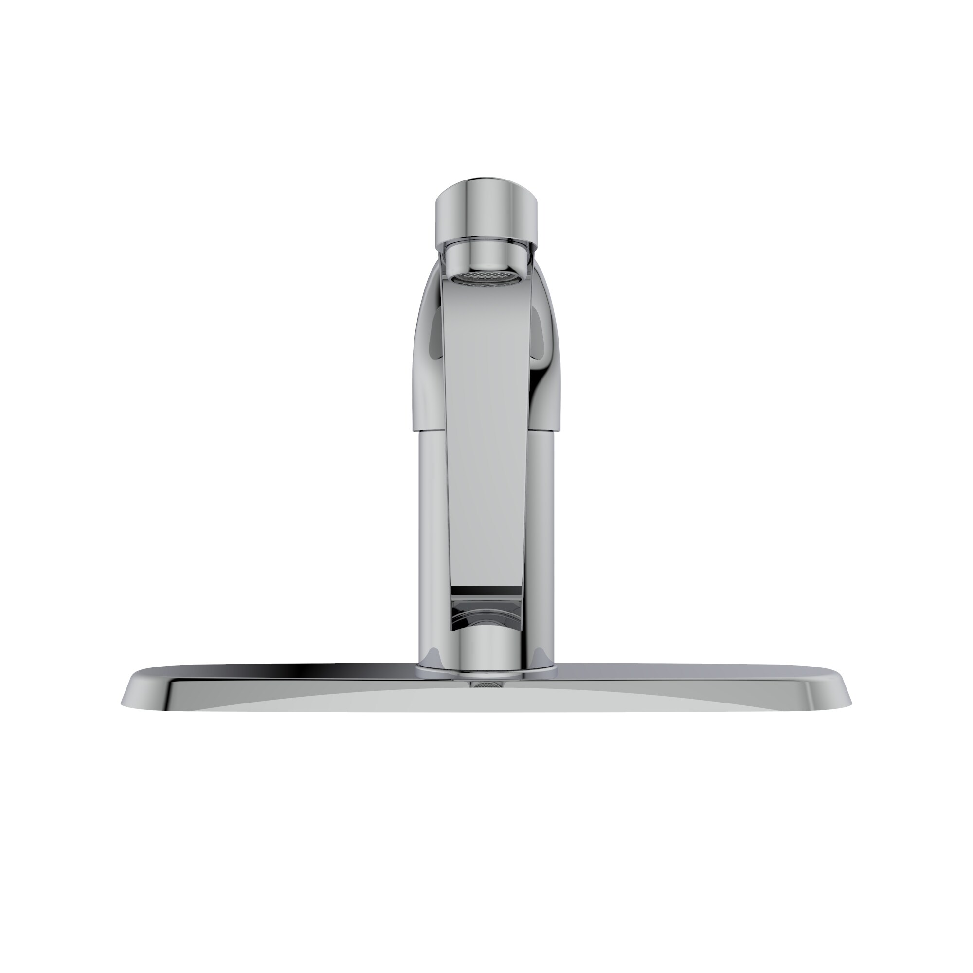 Belanger Polished Chrome Single Handle Low-arc Kitchen Faucet (deck 