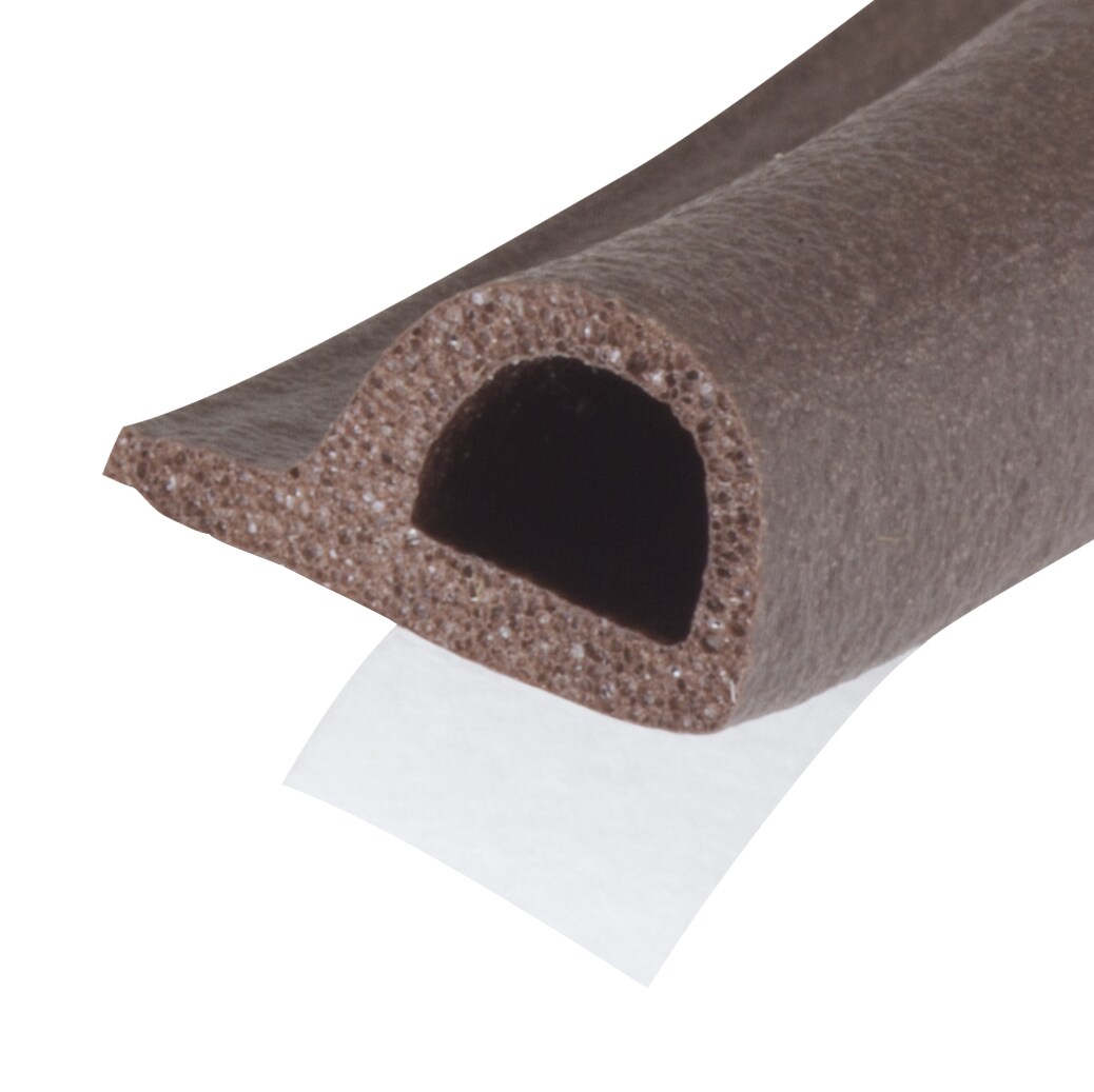 M D 17 Ft X 38 In Brown Rubber Window Weatherstrip In The 