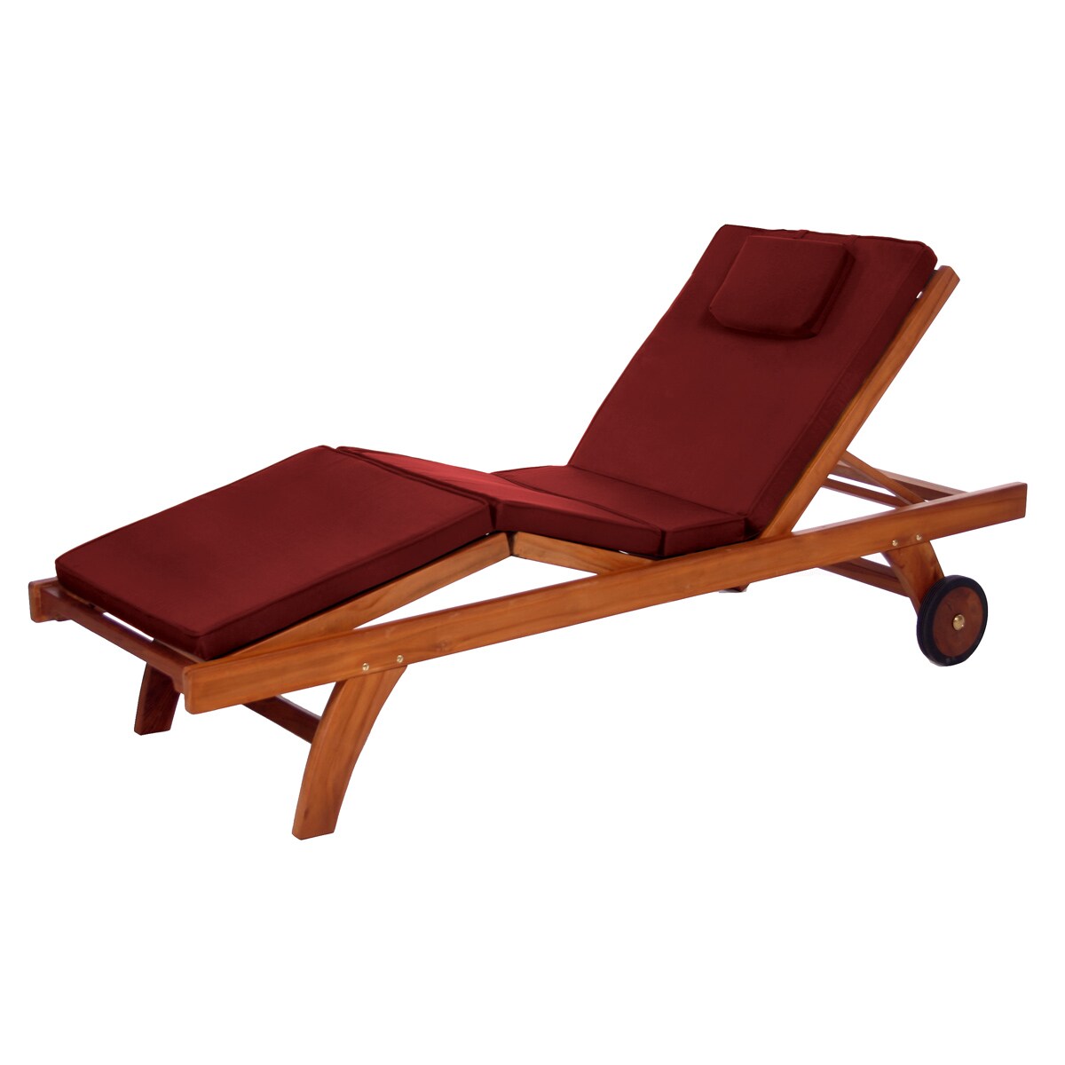 red cedar chaise lounge