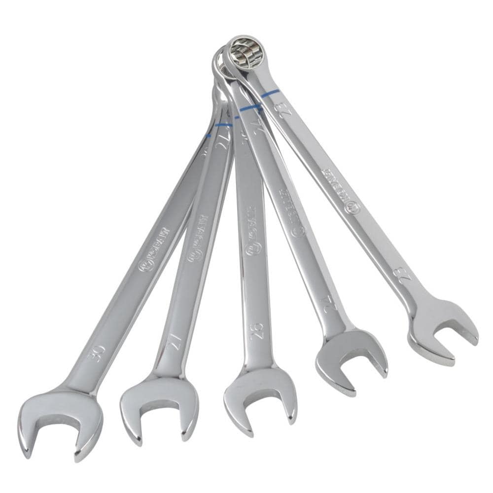 5-Piece Tradespro 835136 Metric Combination Wrenches