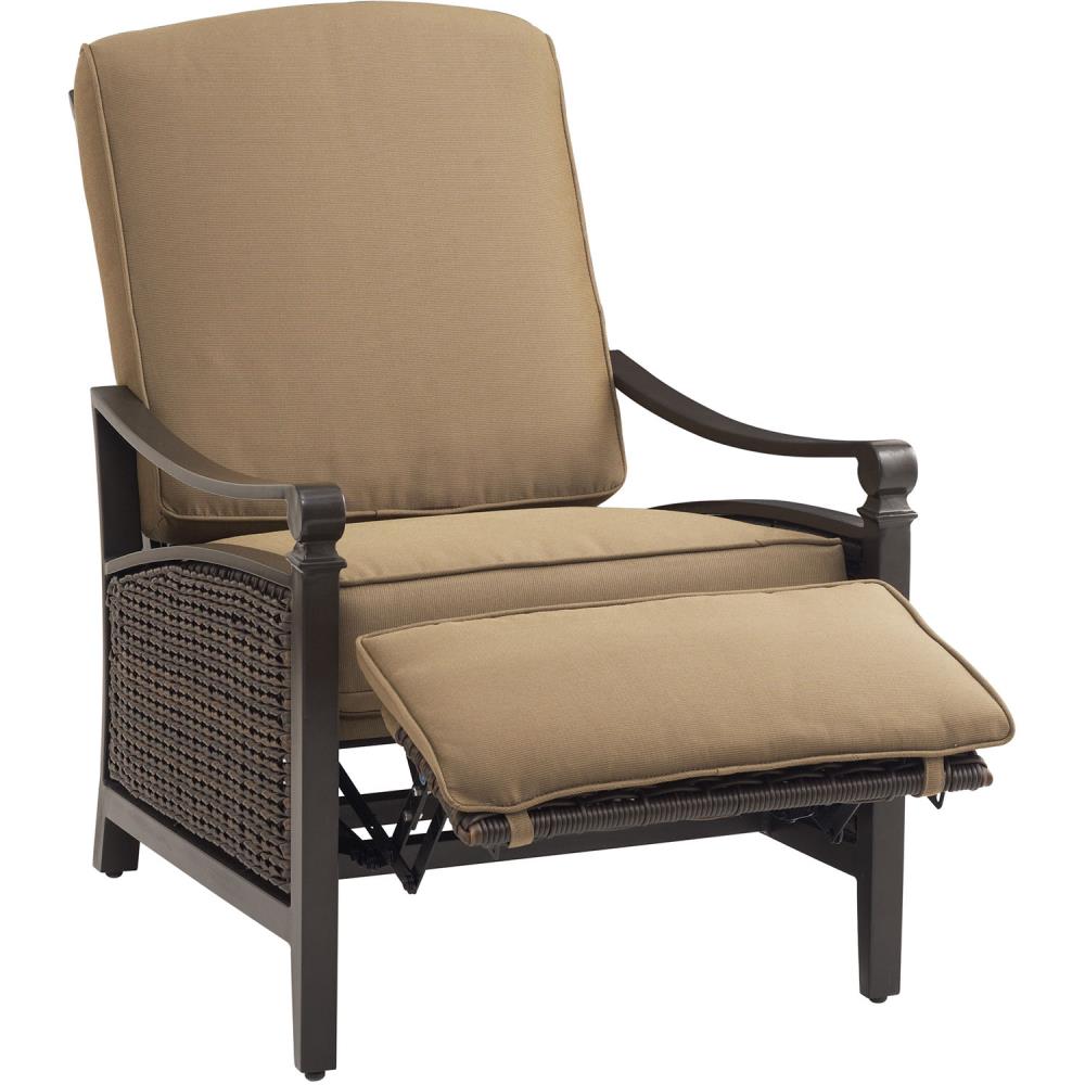 metal outdoor recliner chair