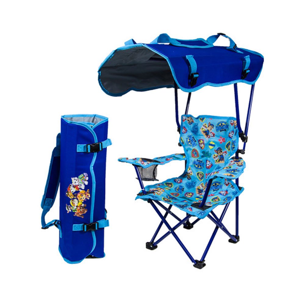 Jakks Pacific Paw Patrol Neutral Camp Chair for Kids Portable Camping Fold N Go 