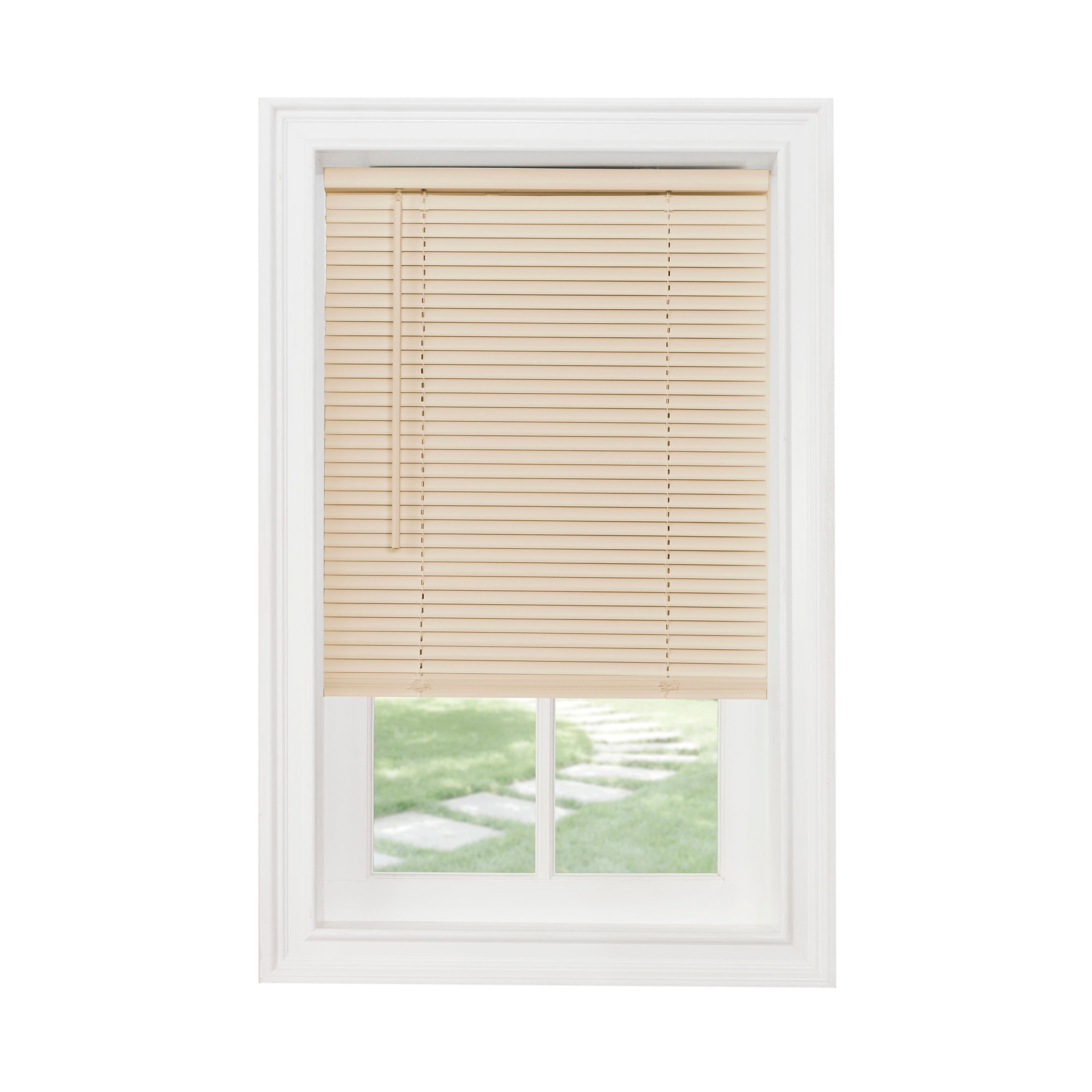 Details about   Alabaster Cordless 1 in W x 64 in L Child Safe Vinyl Mini Blind 30 in 