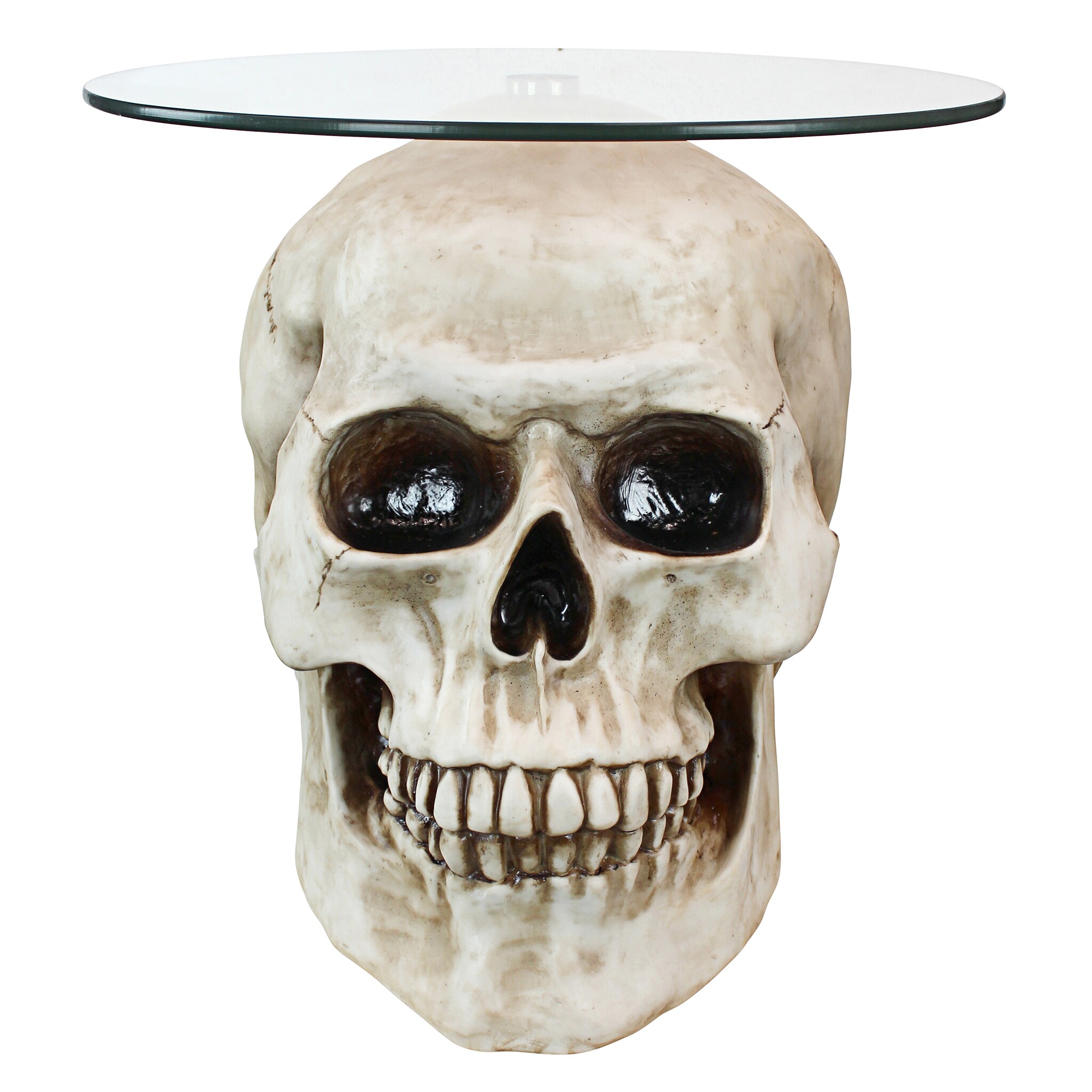 Skull & Bones Shot Glass Set of 4 Designs Cast Resin With Metal Lining 2" Gift 