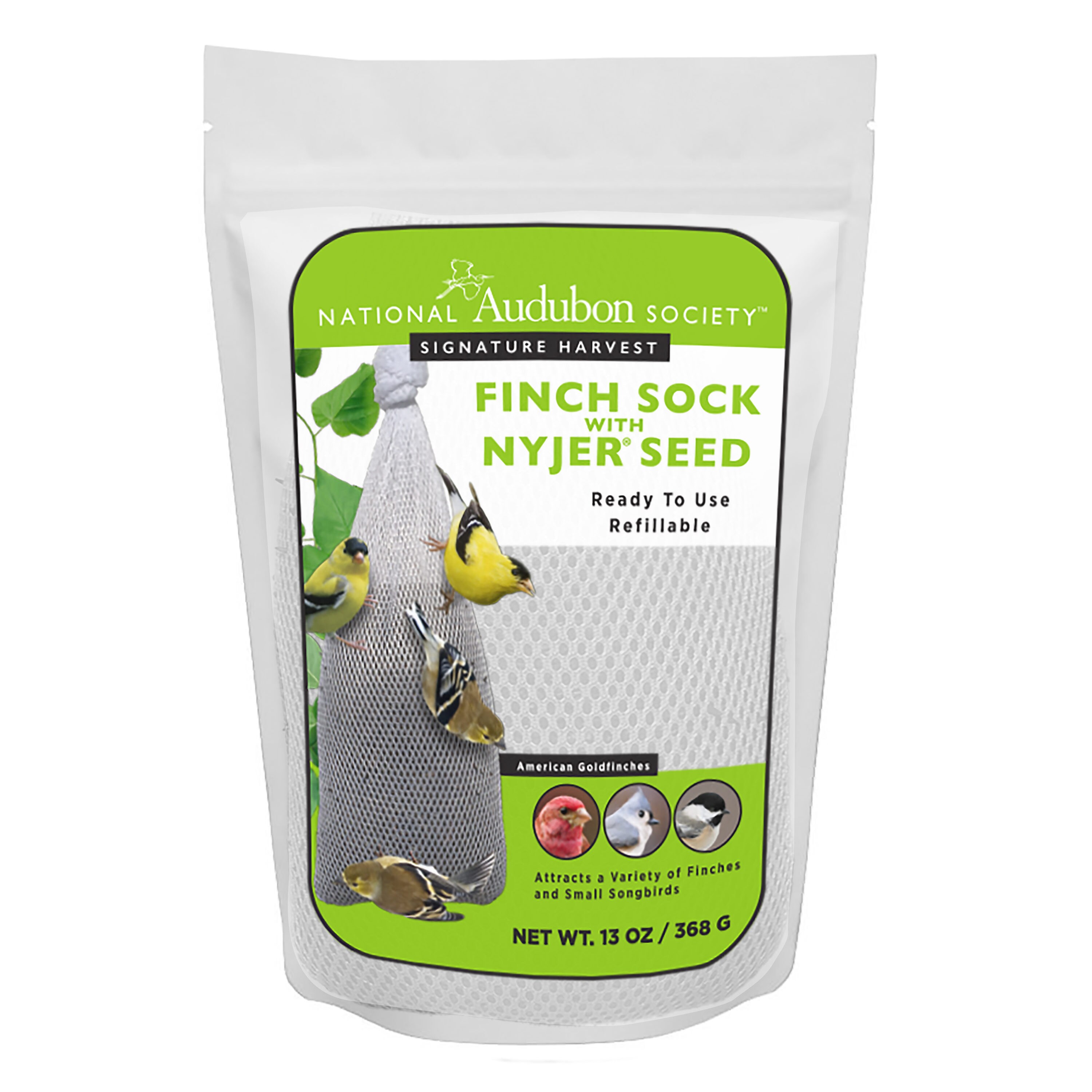 2} Finch Sock Bird Feeder 13oz each   NIP PREMIUM Bird Feed 