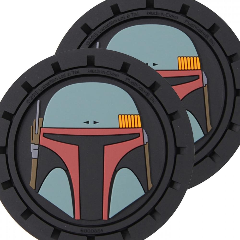 Star Wars Boba Fett Automotive Cup Holder Coasters 2 Pack 