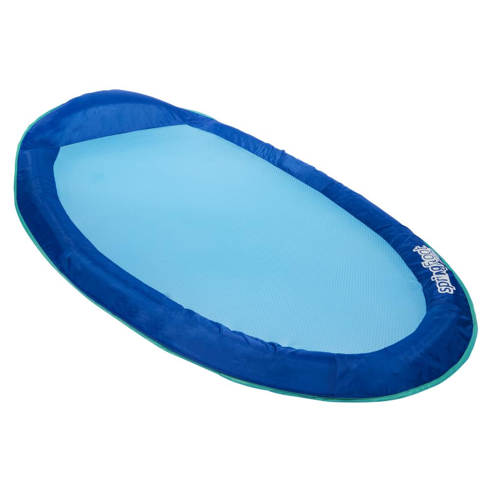 SwimWays 6038957 Water Hammock Styled Spring Swimming Pool Float Recliner Blue 