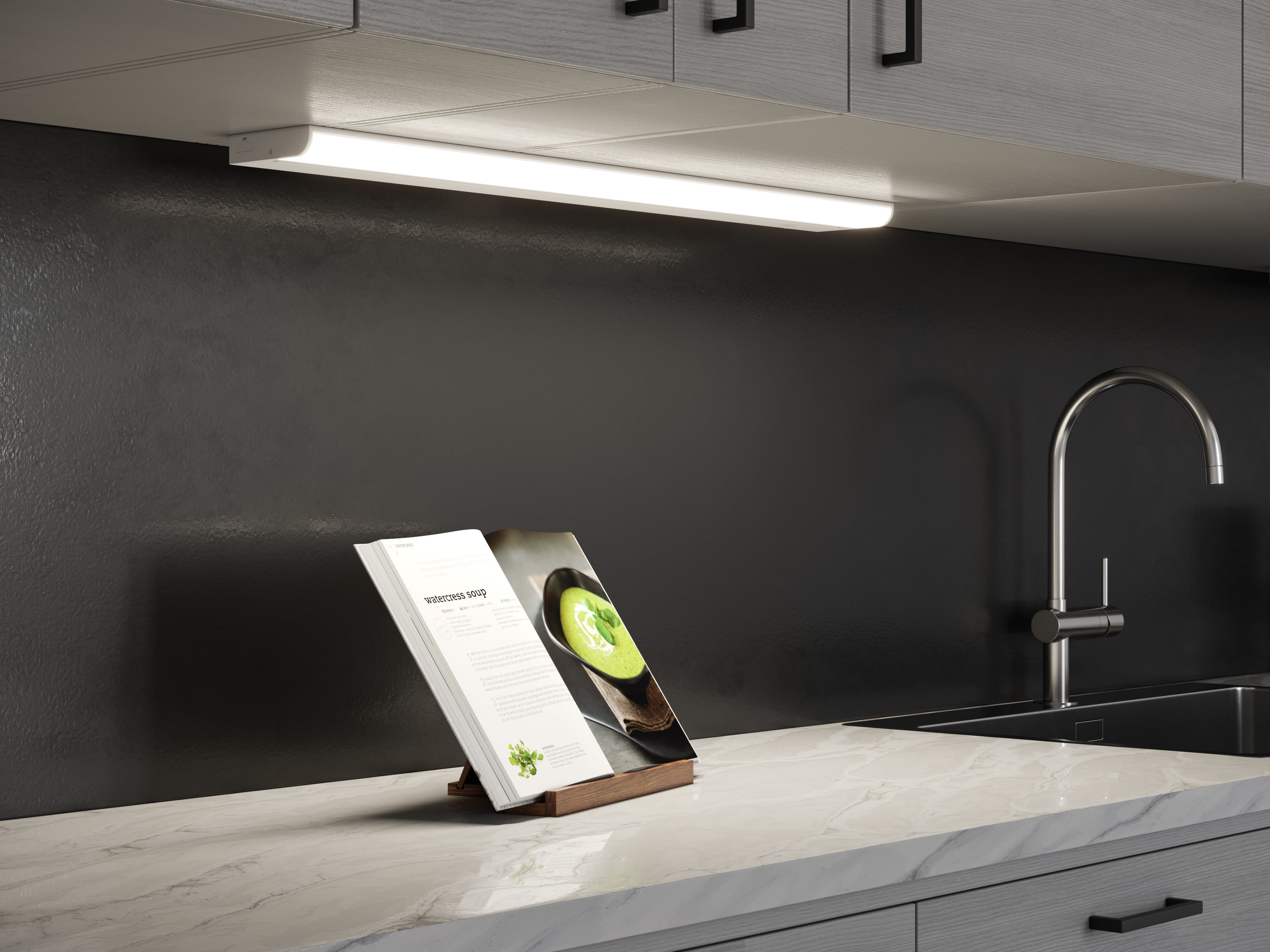 Under Cabinet Lighting Kit Voice Wifi Control RGB LED Light Kitchen ShelfCounter 