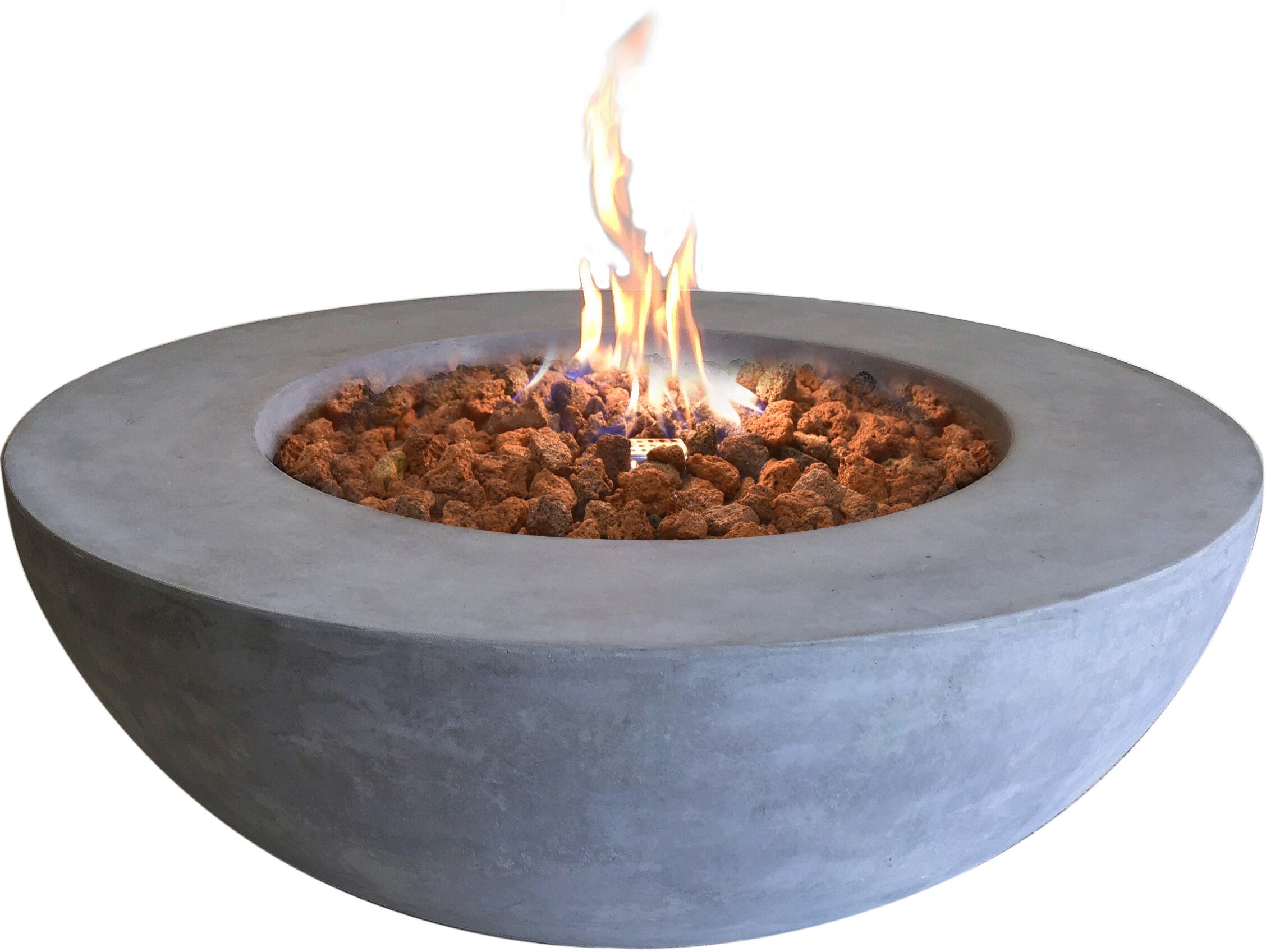 Outdoor Tabletop Gas Fire Pit Patio Hideaway Table Propane Fireplace Bowl Heater 
