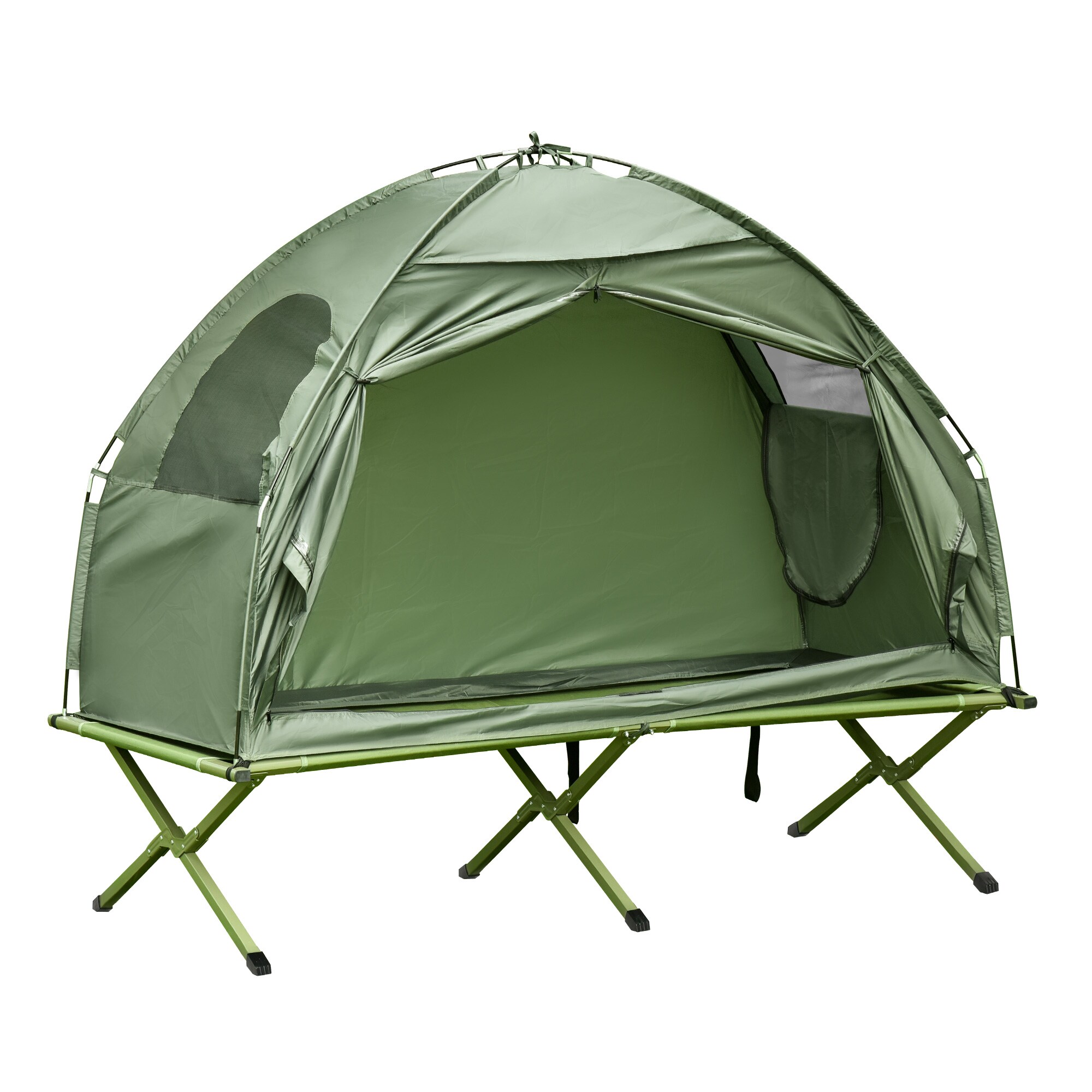 Mosquito Net Easy Pop-Up & Fold Free Standing Tent White Single Door Netting USA 