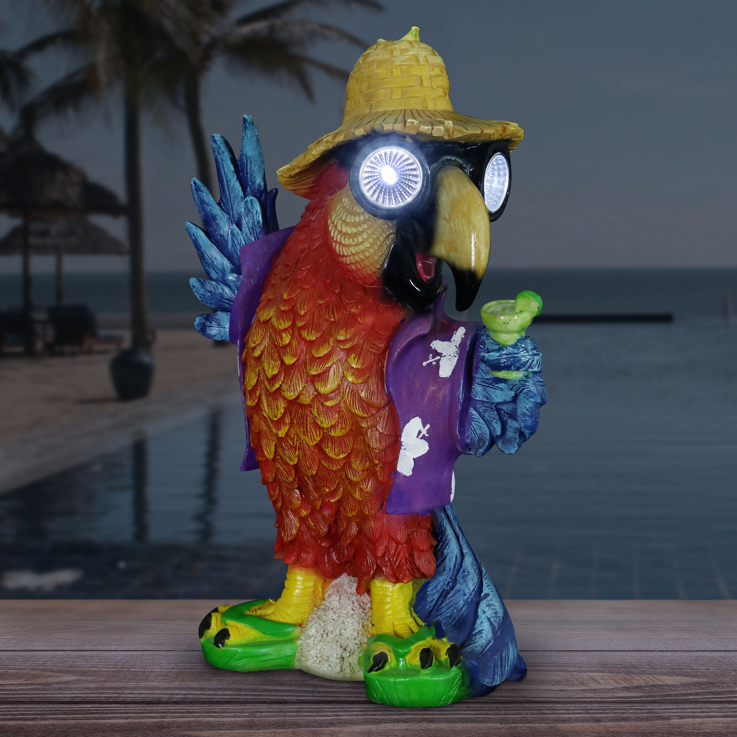 Dancing Parrot Bird Solar Toy Dashboard Desk Home Decor Holiday Gift US Seller 