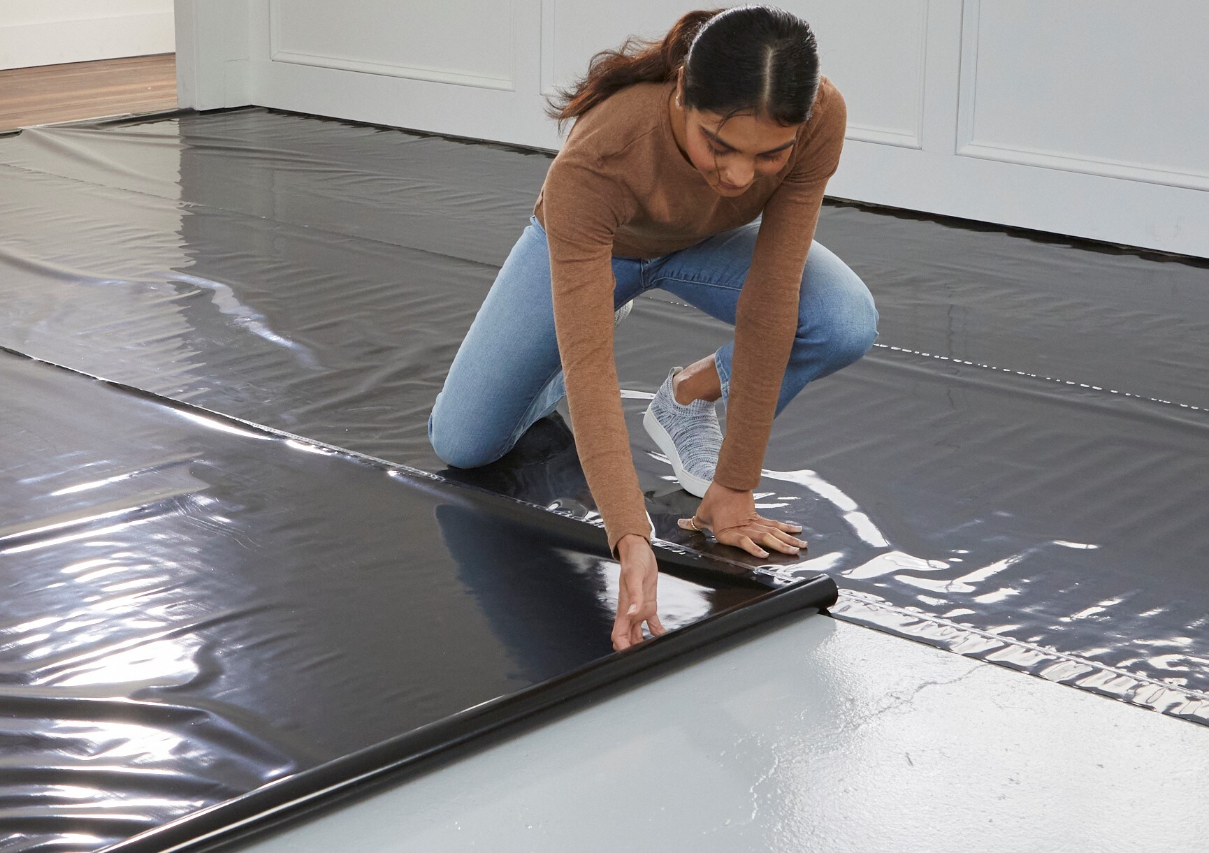 250 sqft SOLID White Crawlspace Flooring Underlayment Vapor Barrier 4x62.5 