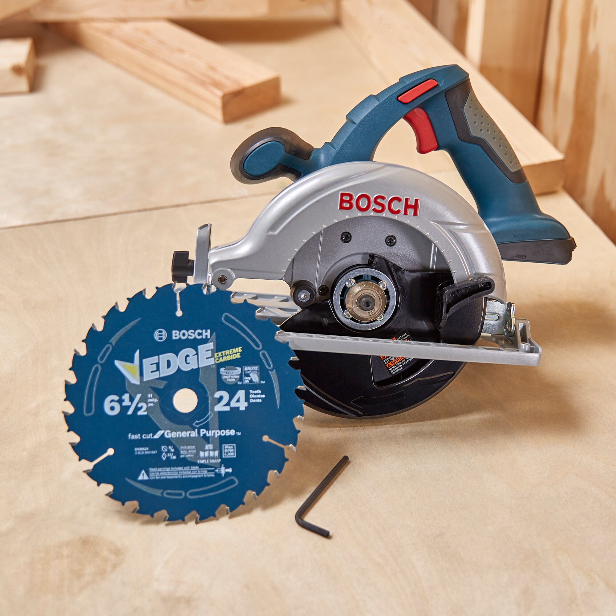 Bosch 18-volt-Amp 6-1/2-in Cordless Circular Saw In The Circular Saws ...