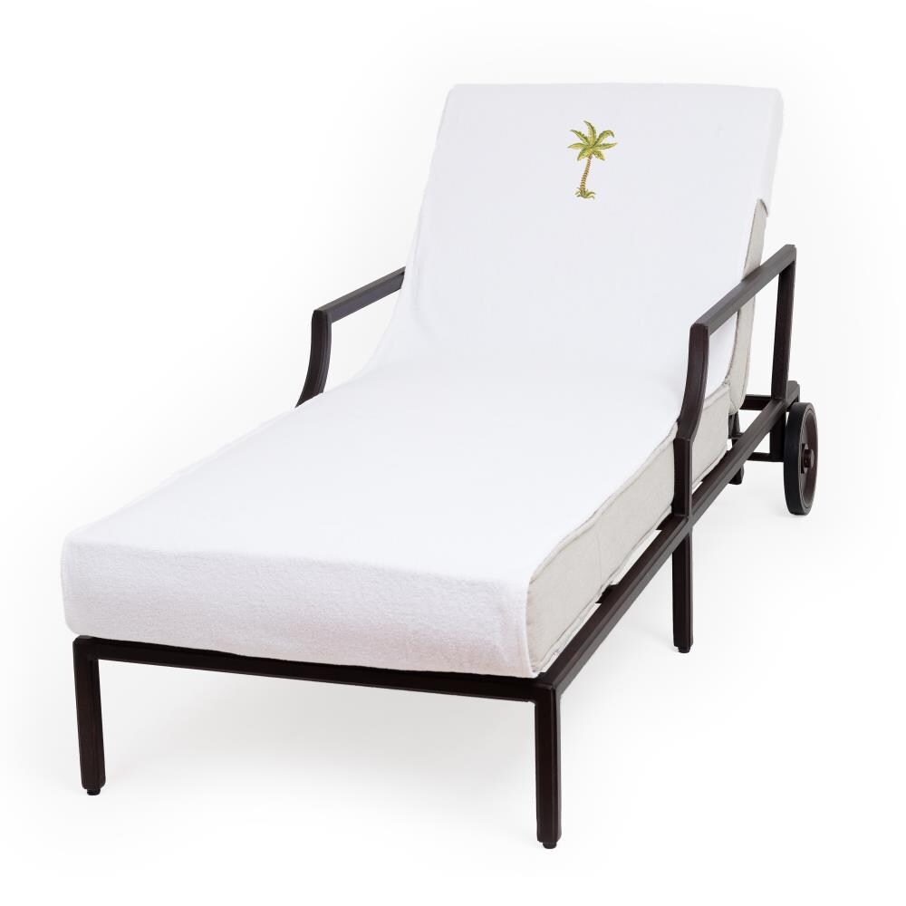 white chaise lounge covers