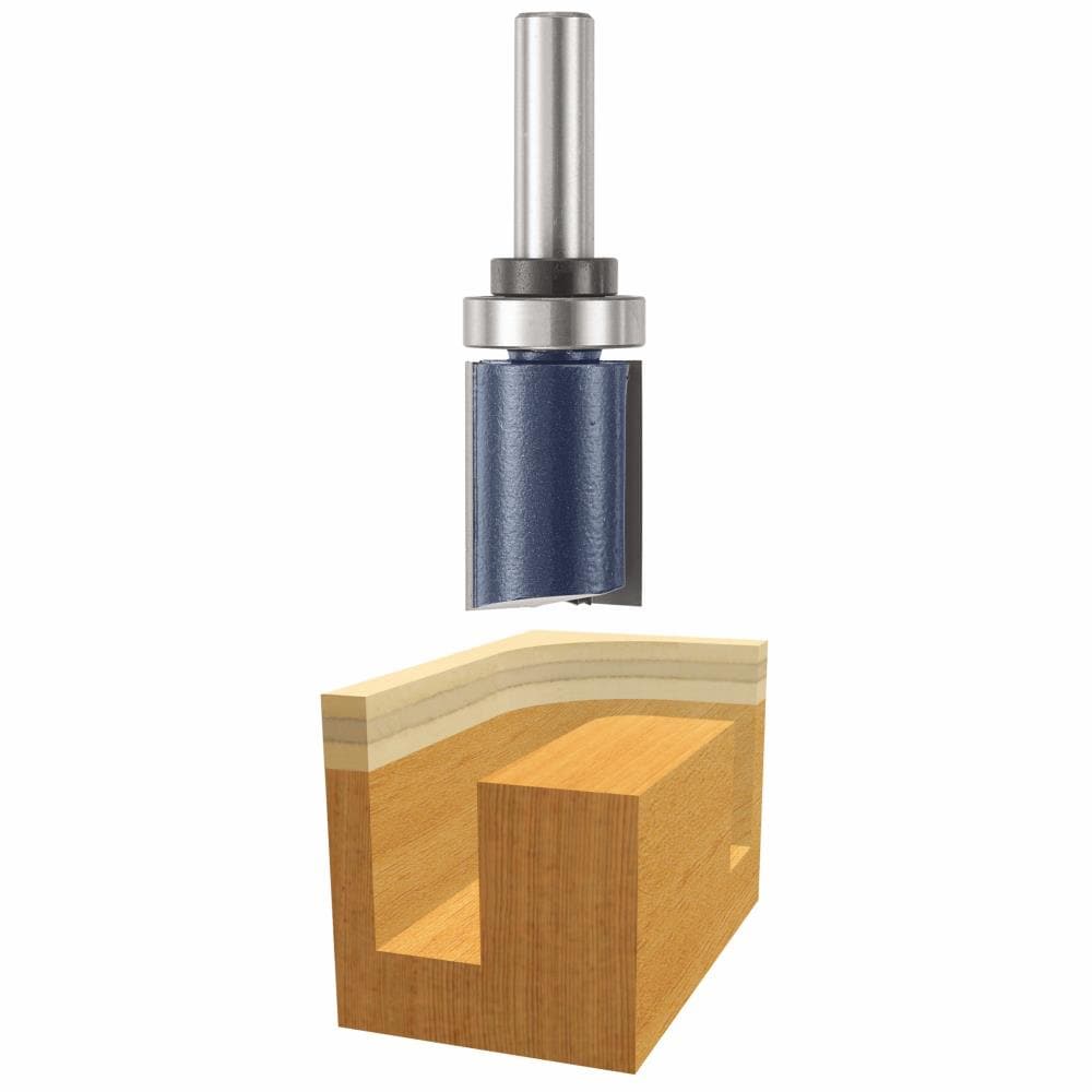 NEW  3/8" R Beading Carbide Tipped Router Bit 1/4" Shank Bearing Guide zm 1 