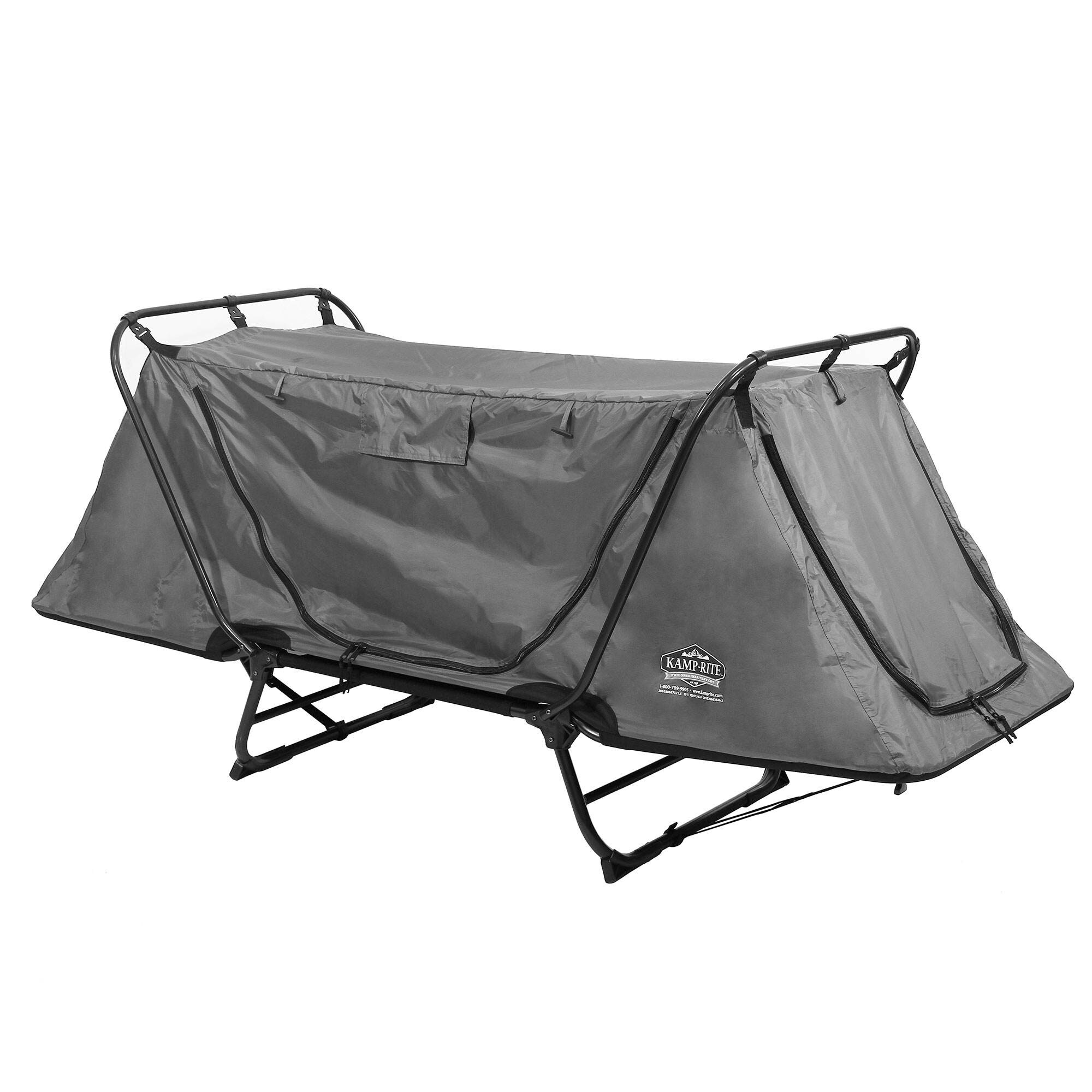 Dislike Humiliate Effectiveness Kamp-Rite Kamp-Rite Original Tent Cot Folding Camping and Hiking Bed for 1  Person, Gray in the Cots department at Lowes.com