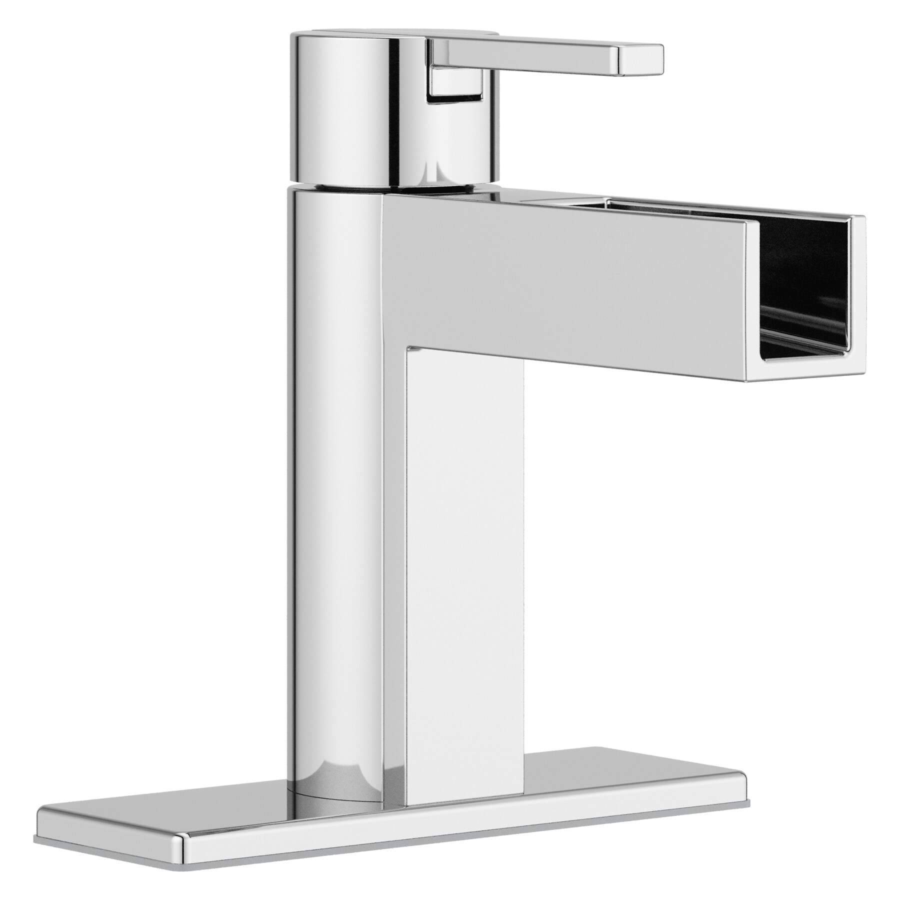 Pfister Vega 4 in Centerset Single-Handle Waterfall Bathroom Faucet Chrome #65 