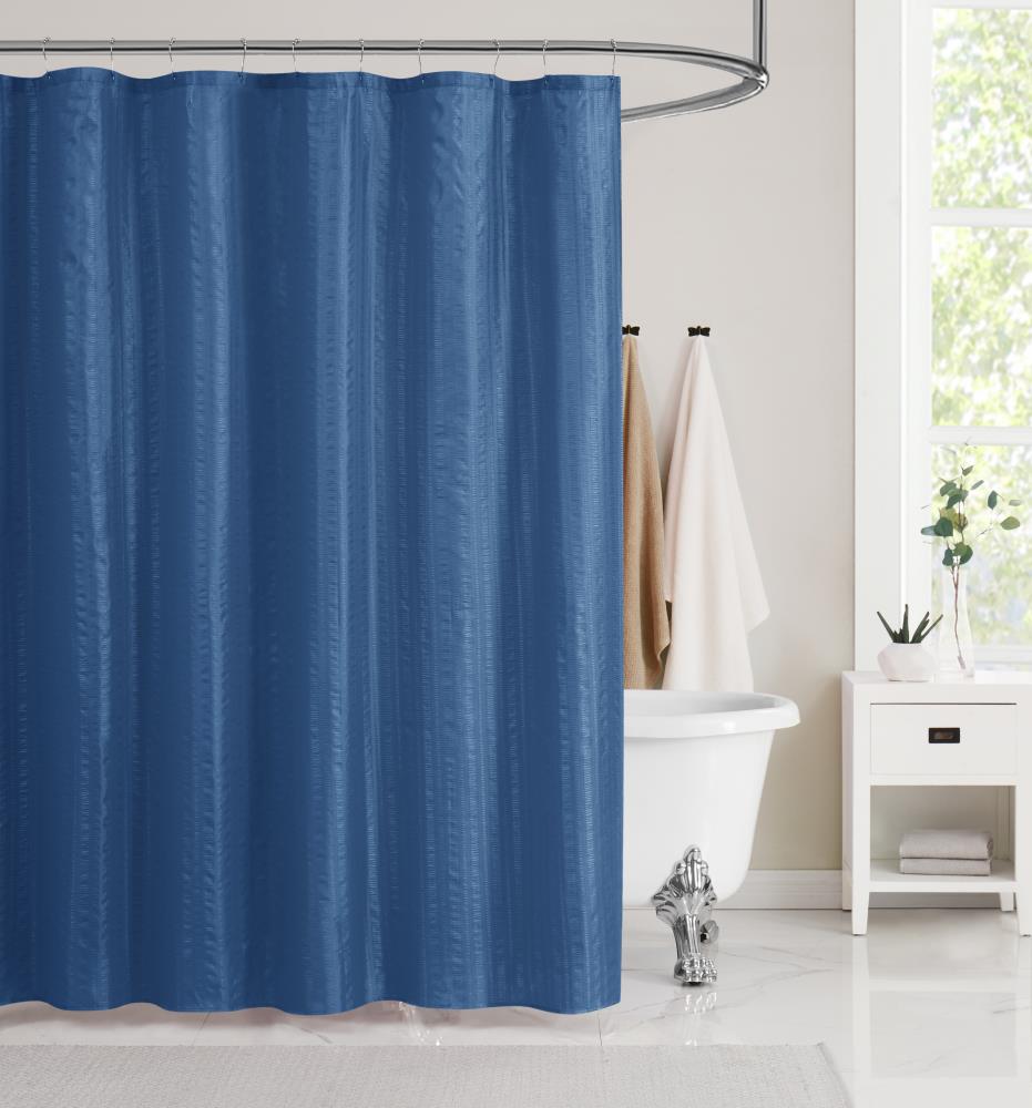 Gray 72" x 108" mDesign X-WIDE Water Repellent Fabric Shower Curtain Liner 