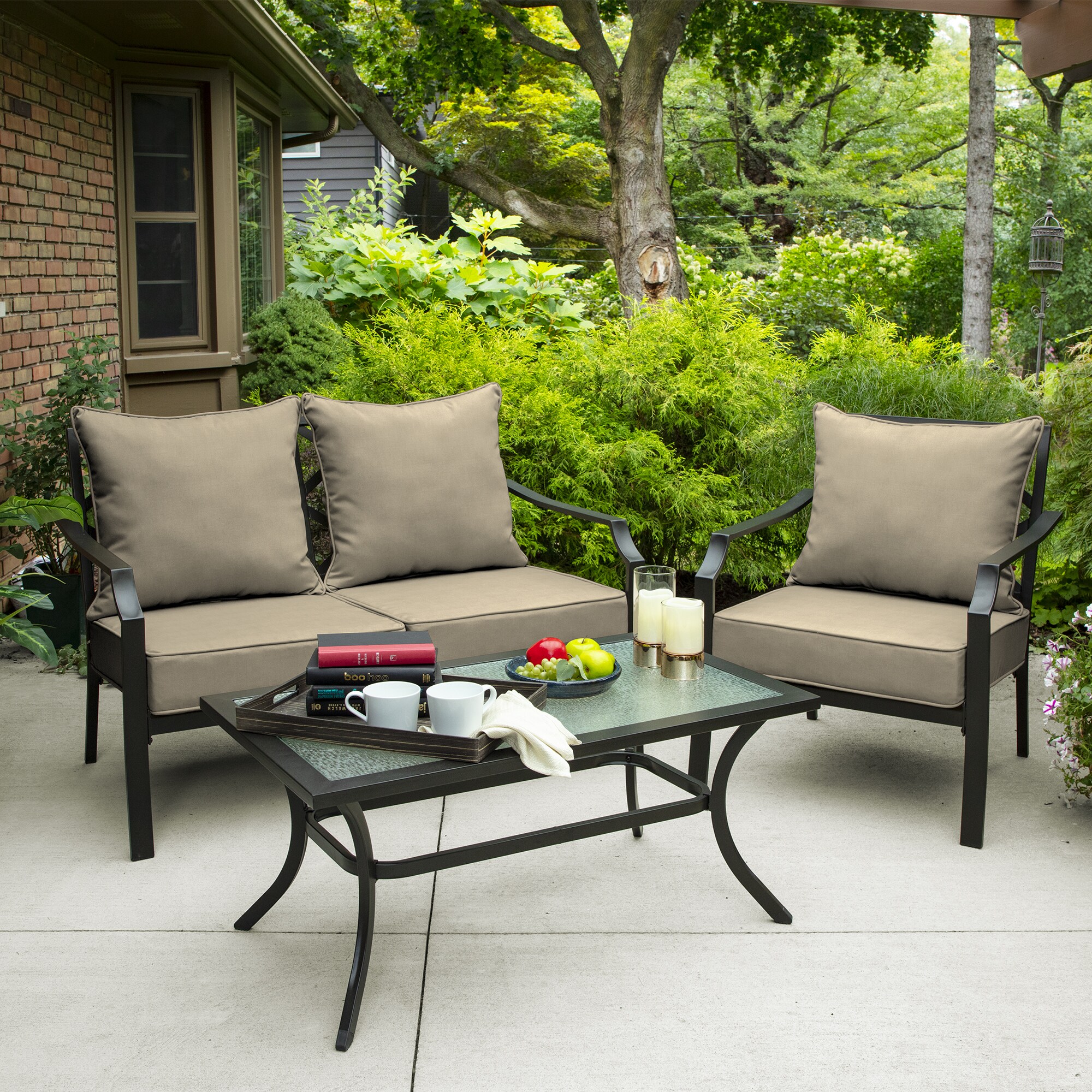 Patio Chair Sofa Cushion Set Seat Dog Pads Garden Outdoor Furniture Home 