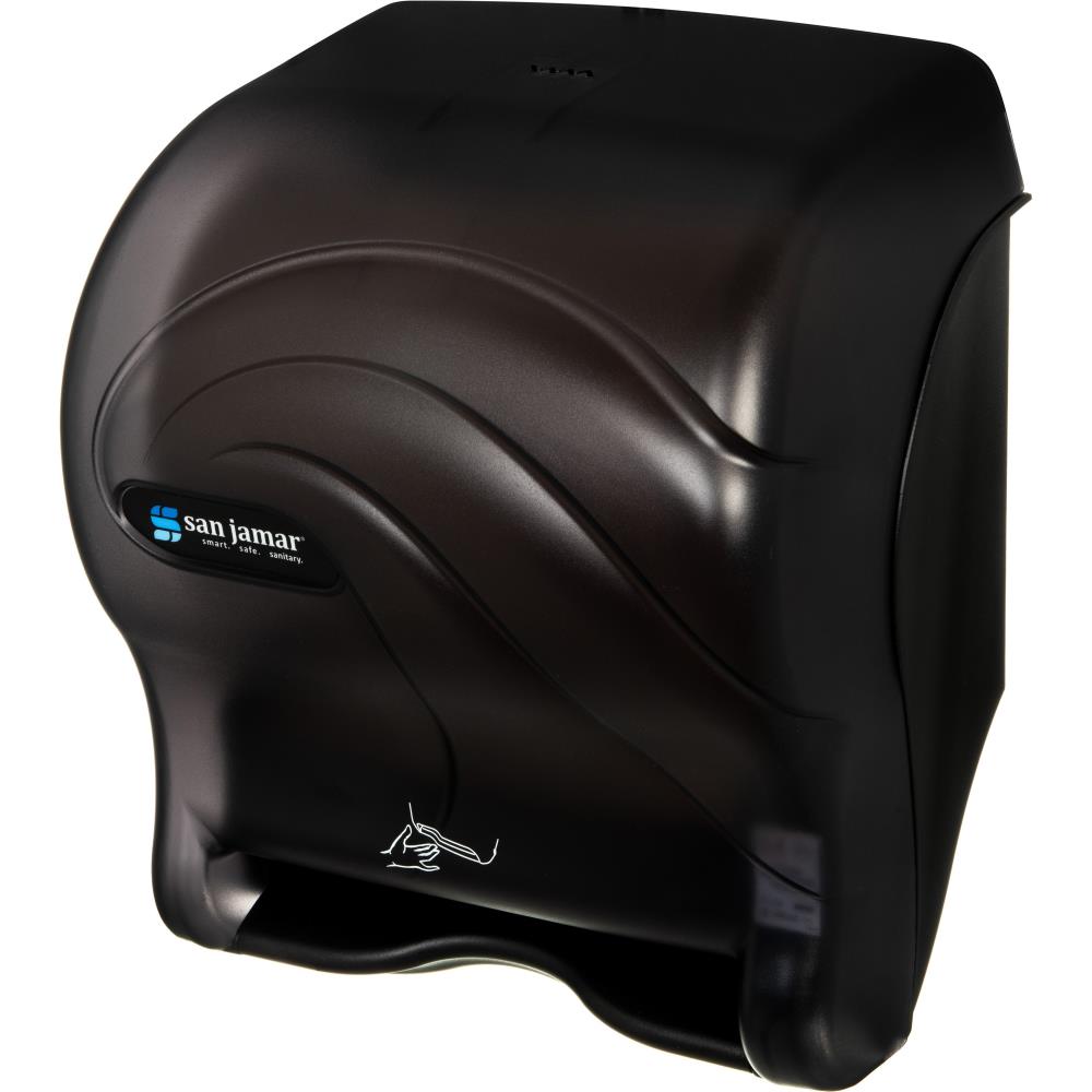 San Jamar T400 Centerpull Roll Towel Dispenser for 9" Roll  Black  NEW IN BOX 