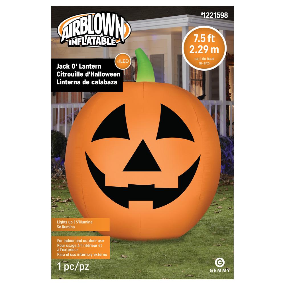 Halloween Inflatable Air Blown Blowup Decoration Pumpkin Jack-O-Lanterns Spider 