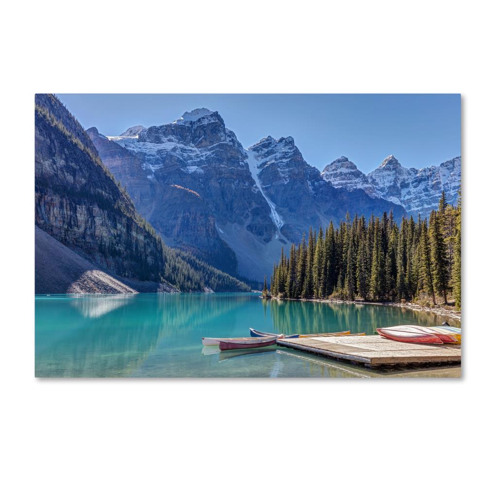 Lake in Banff National Park Printed Picture Photo Roller Window Blind Blackout 