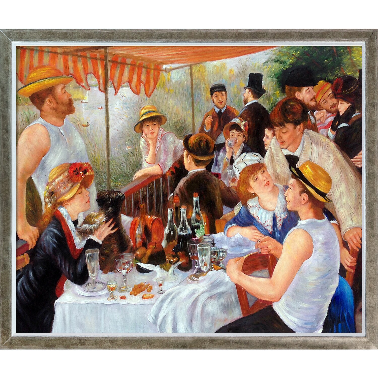 Luncheon of the Boating Party Renoir Wall Picture Black Framed 
