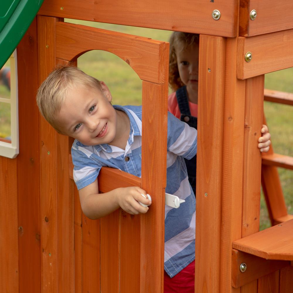 oakmont residential wood playset