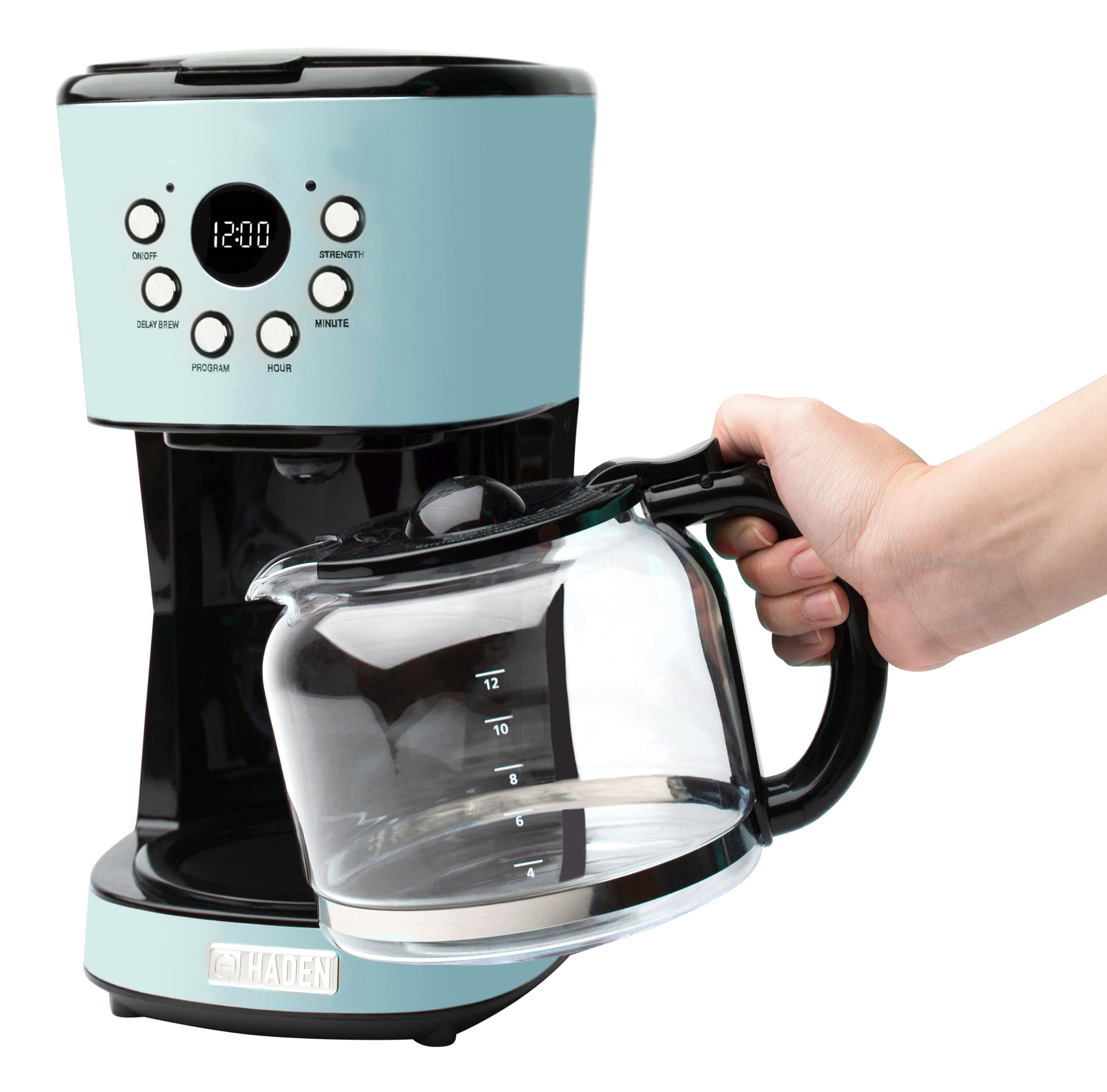 Haden Heritage 12-Cup Turquoise Residential Drip Coffee Maker