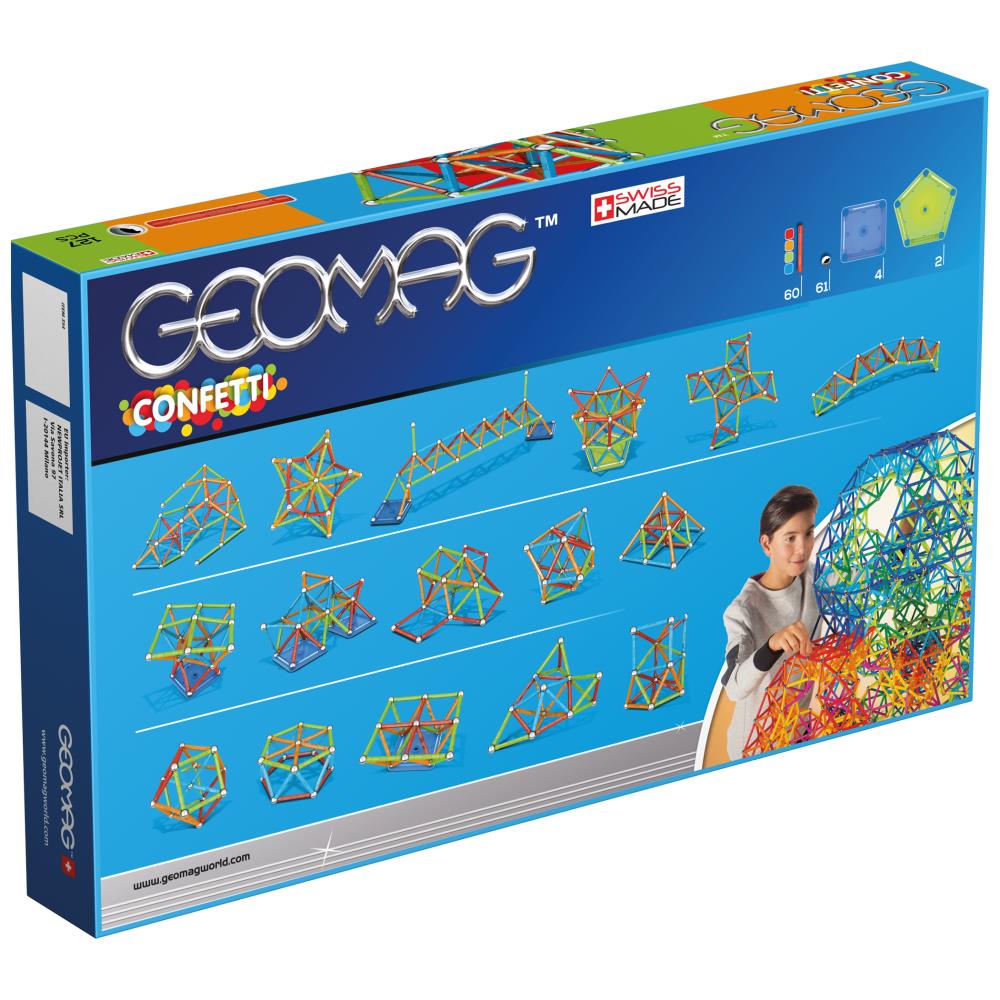35 Pieces Blue and Green Geomag 261 Color Classic Building Set