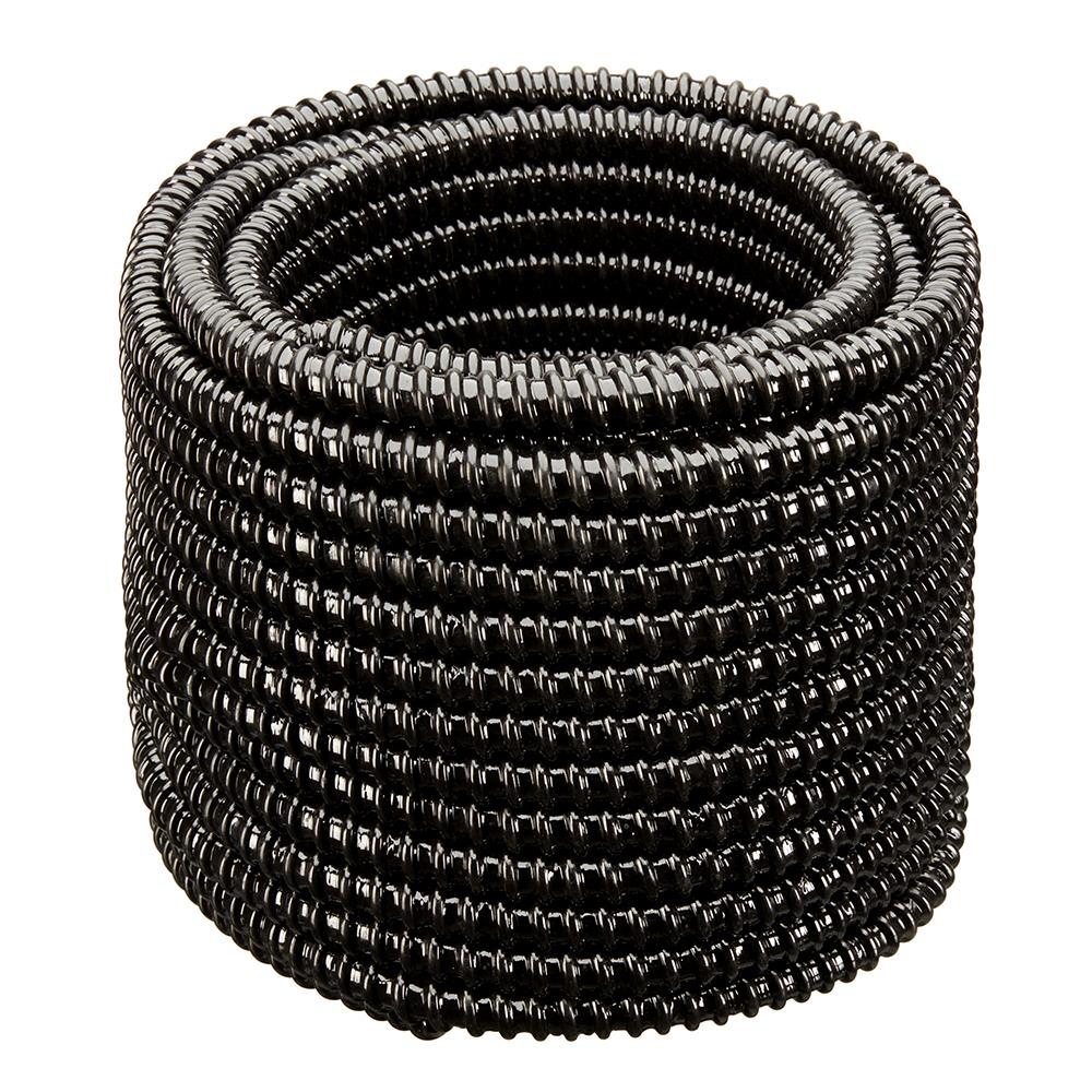HYDROMAXX 50 Feet x 3/4 Inch Black Flexible PVC Pipe Includes Free 4oz Can of Hot Blue PVC Gorilla Glue! Irrigation and Water Gardens Hose and Tubing for Koi Ponds 