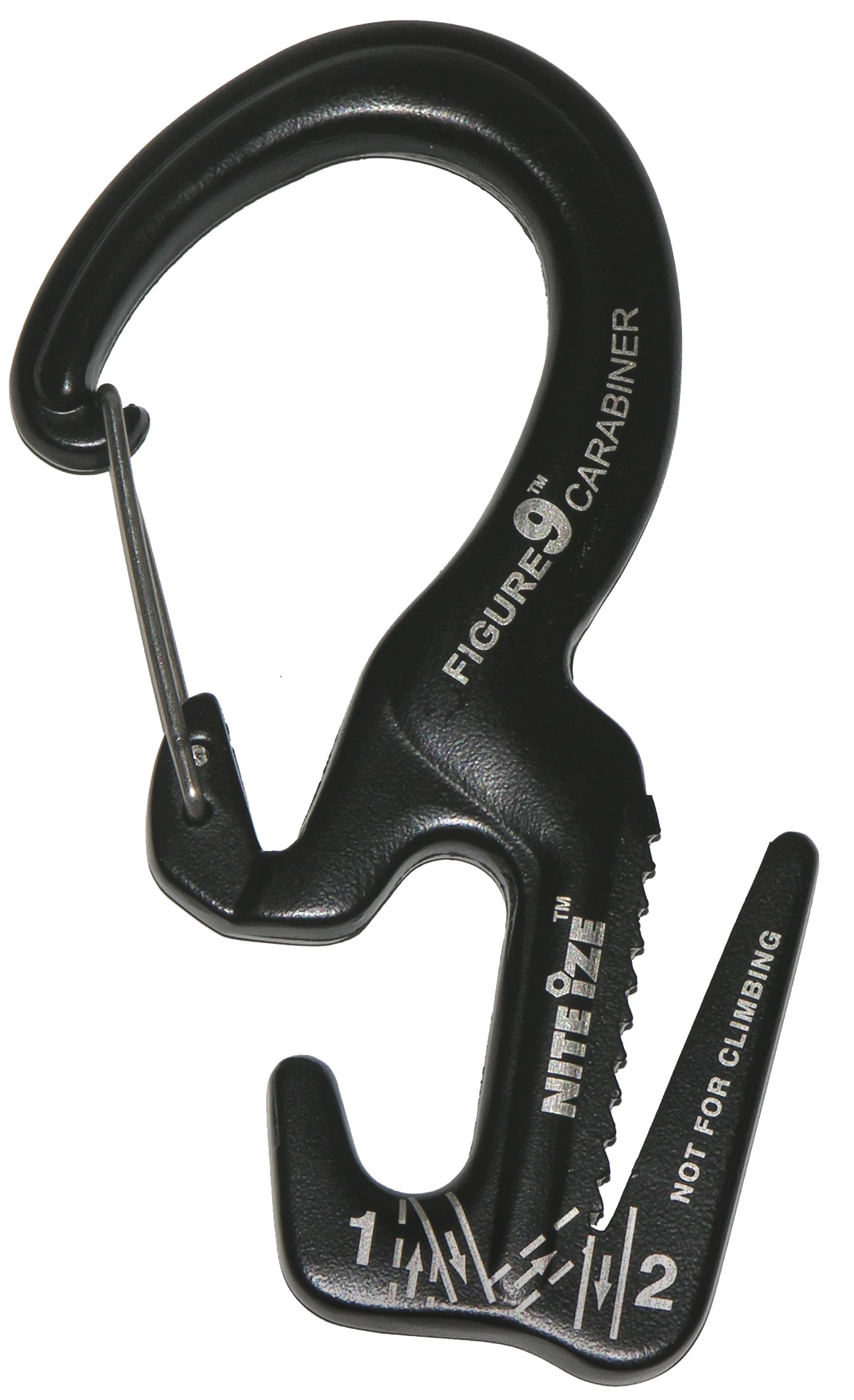 4-Pack Nite Ize Figure 9 Rope Tightener Small Black Aluminum Tie Down Tool 