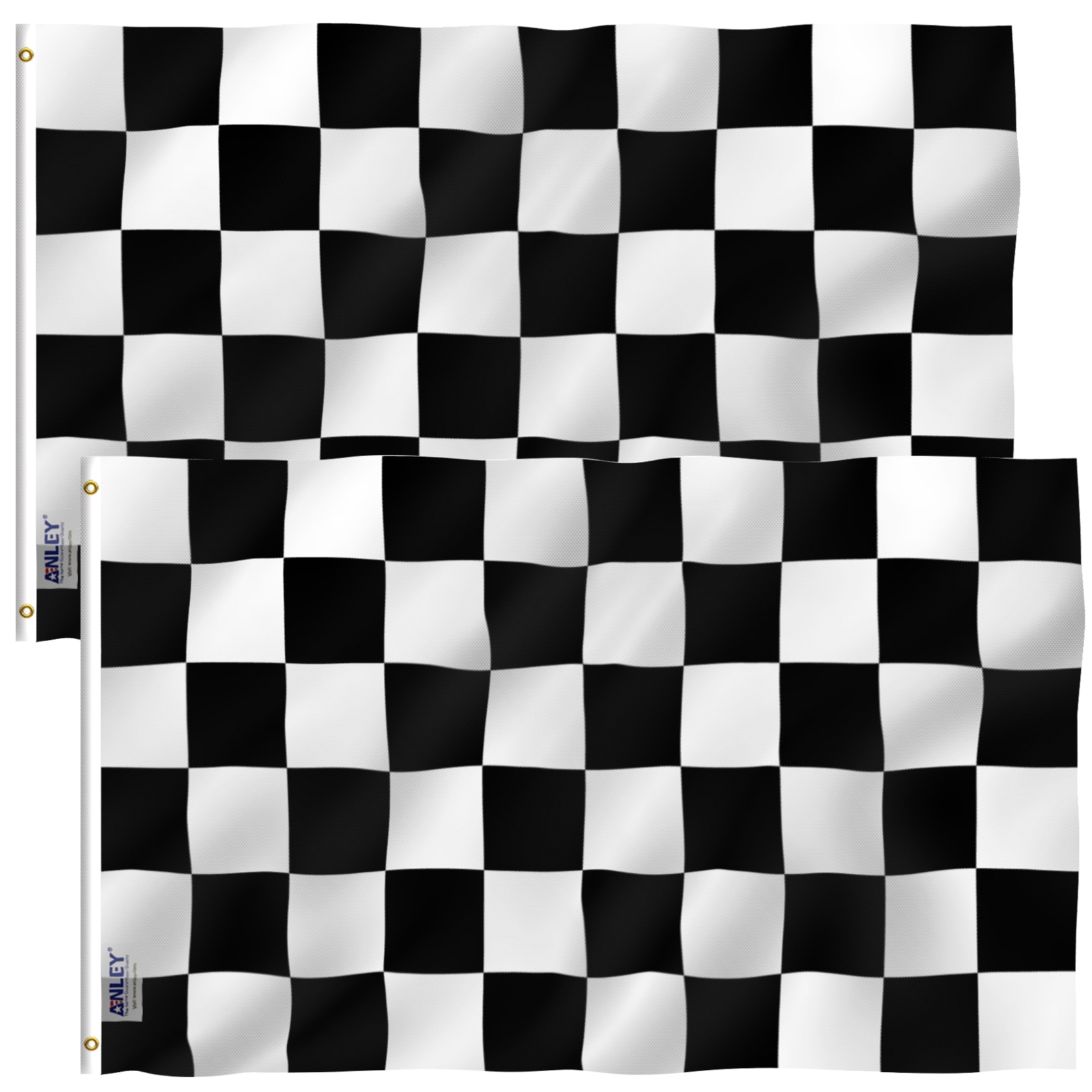New Black White Checkered Flag Racing Finish Flag ON 14g Black Belly Ring KEZ-175 