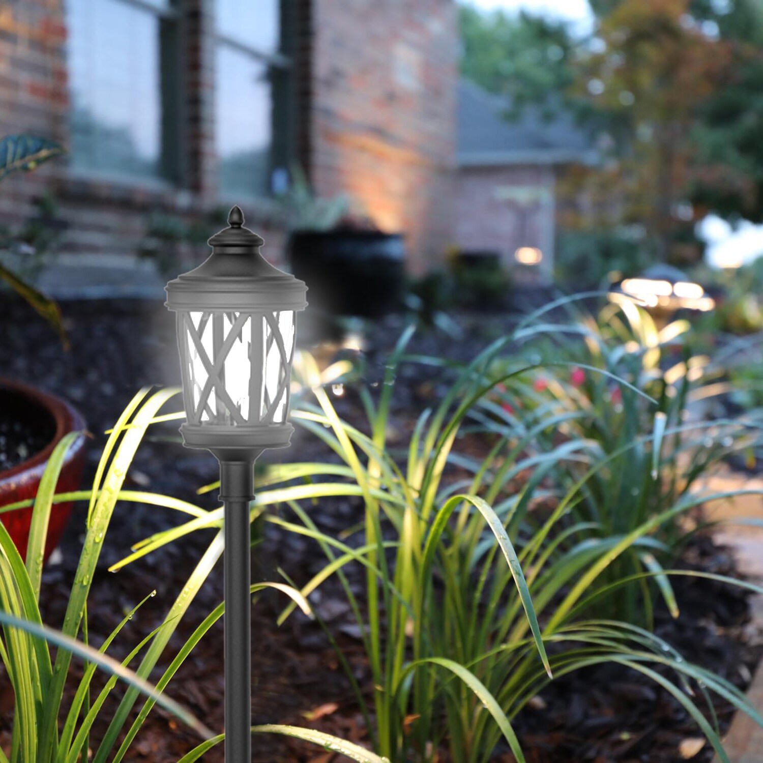2X 100W LED Flood Light Warm White Super Bright Garden Workshop Outdoor Lighting 