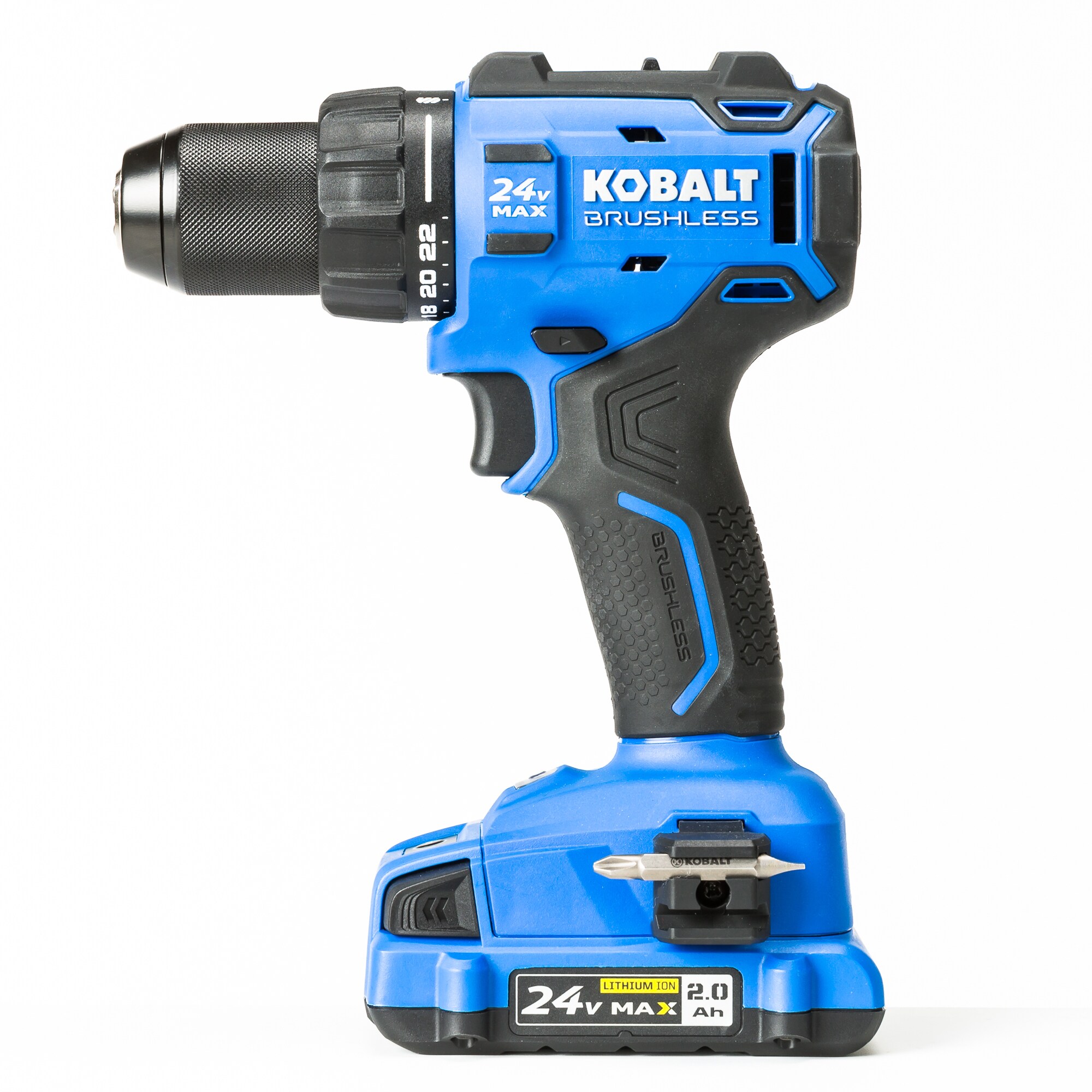 Kobalt 4-Tool 24-Volt Max Lithium Ion Brushless Power Tool Combo Kit ...