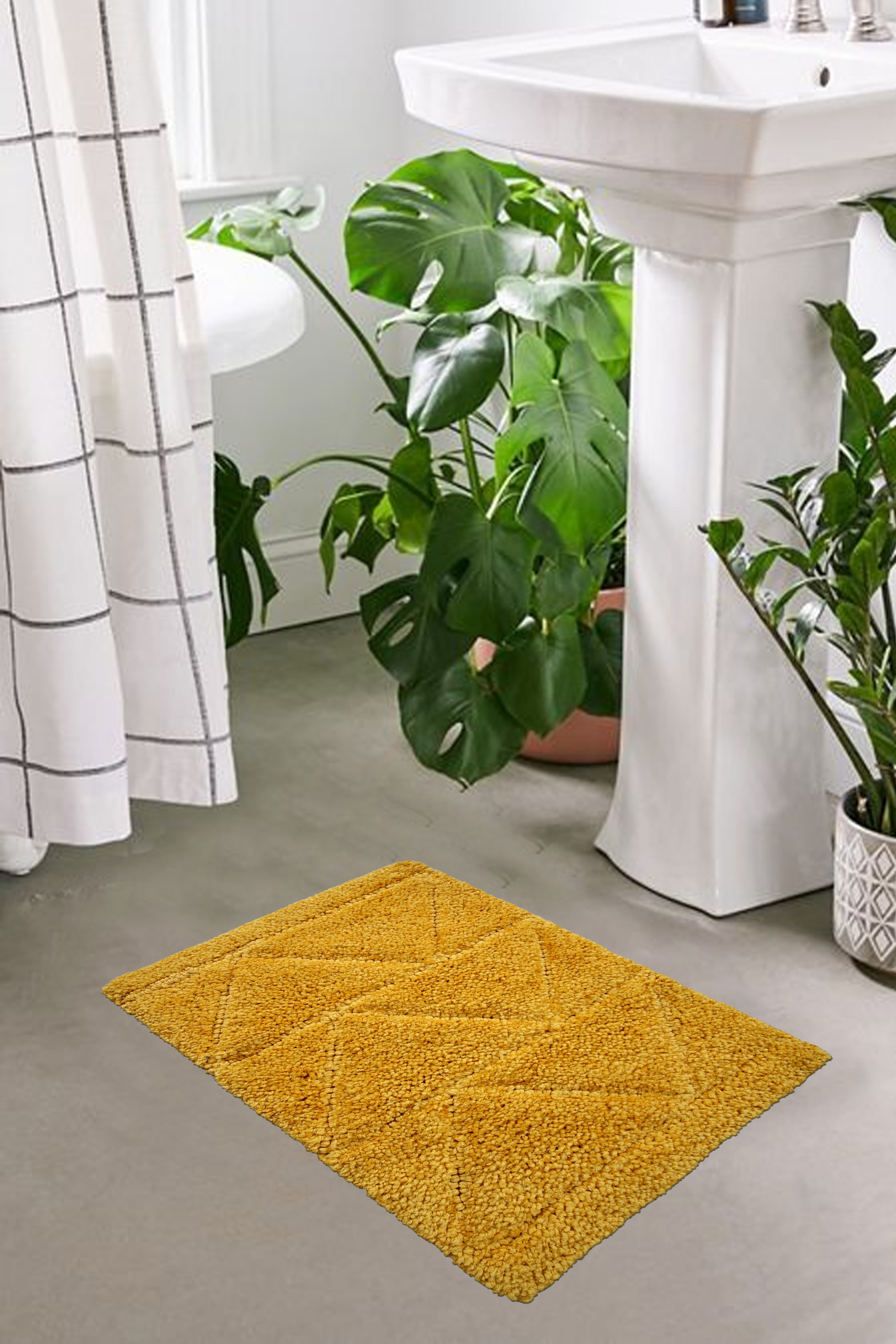 Stylish Floor Bath Mat Kitchen Bathroom Rug Anti-slip Doormat Home Decor Charm 