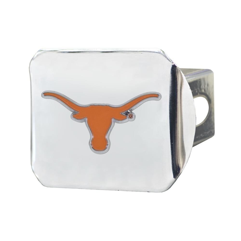 University of Texas Longhorn Silver Metal Hitch Cover 
