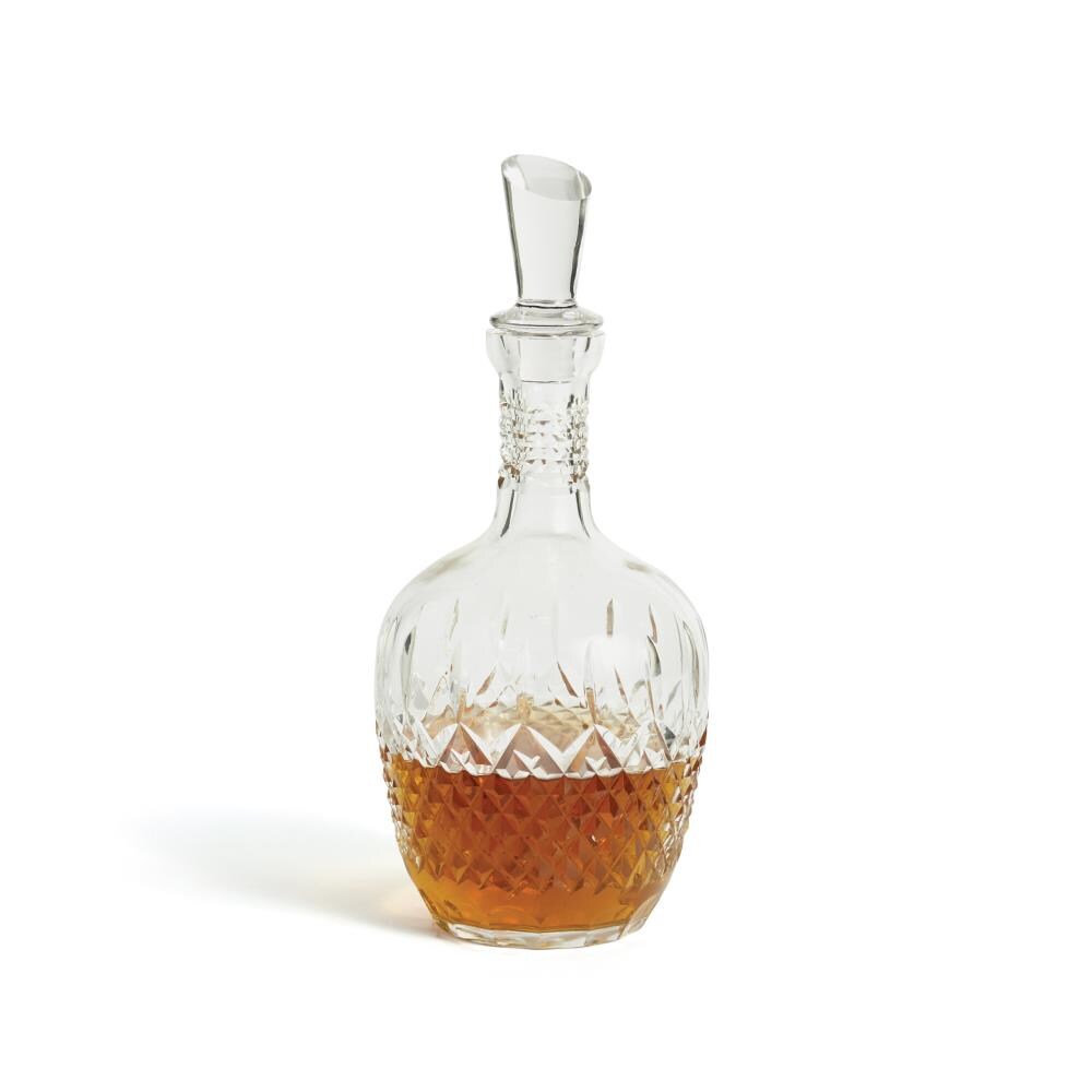 GO Home Melissa Clear Glass Round Decanter in the Serveware 