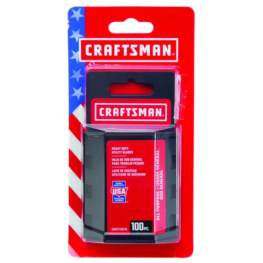 CRAFTSMAN Carbon Steel 3/4in Utility Razor Blade(100Pack) in the