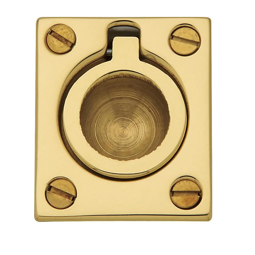 Baldwin 1.25-in Polished Brass Pocket Door Pull in the Pocket Door 