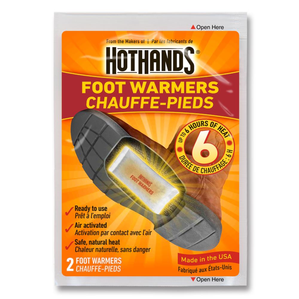 2 Pack HotHands Adhesive Toe Warmer 6 pair per pack  Value Pack 