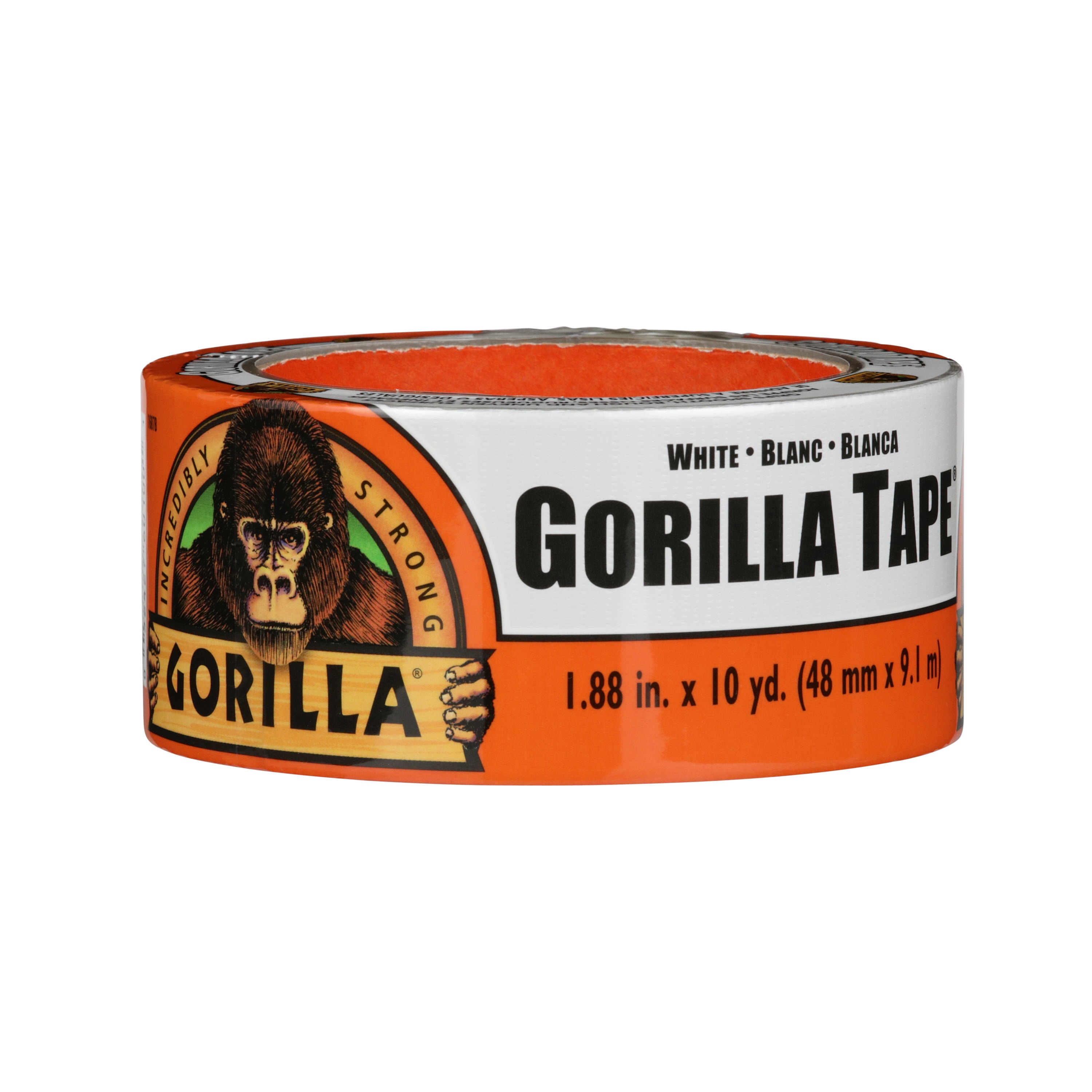 Black Gorilla Tape Double Thick Adhesive Tough Weather Resistant 1.88 in x 10 yd 