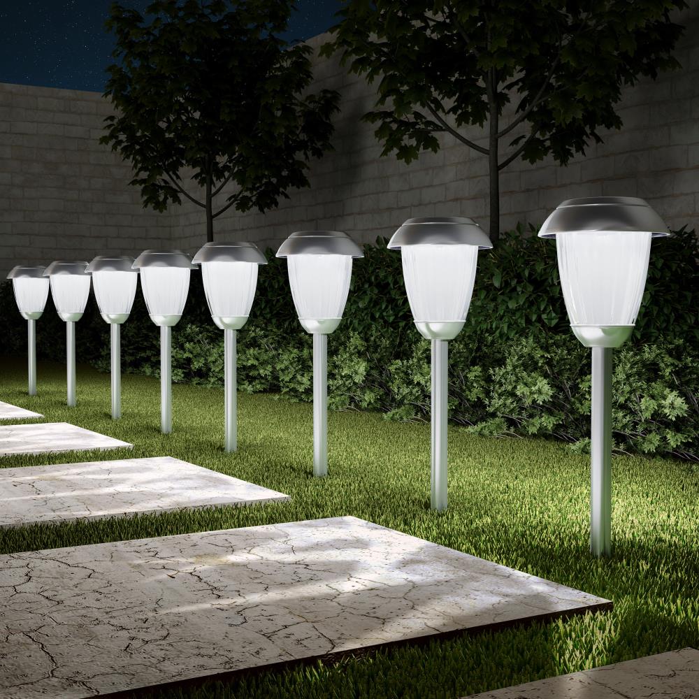 Solar Powered 6 LED Outdoor Garden Landscape Yard Spot Light Lawn Lamp Spo NMS 