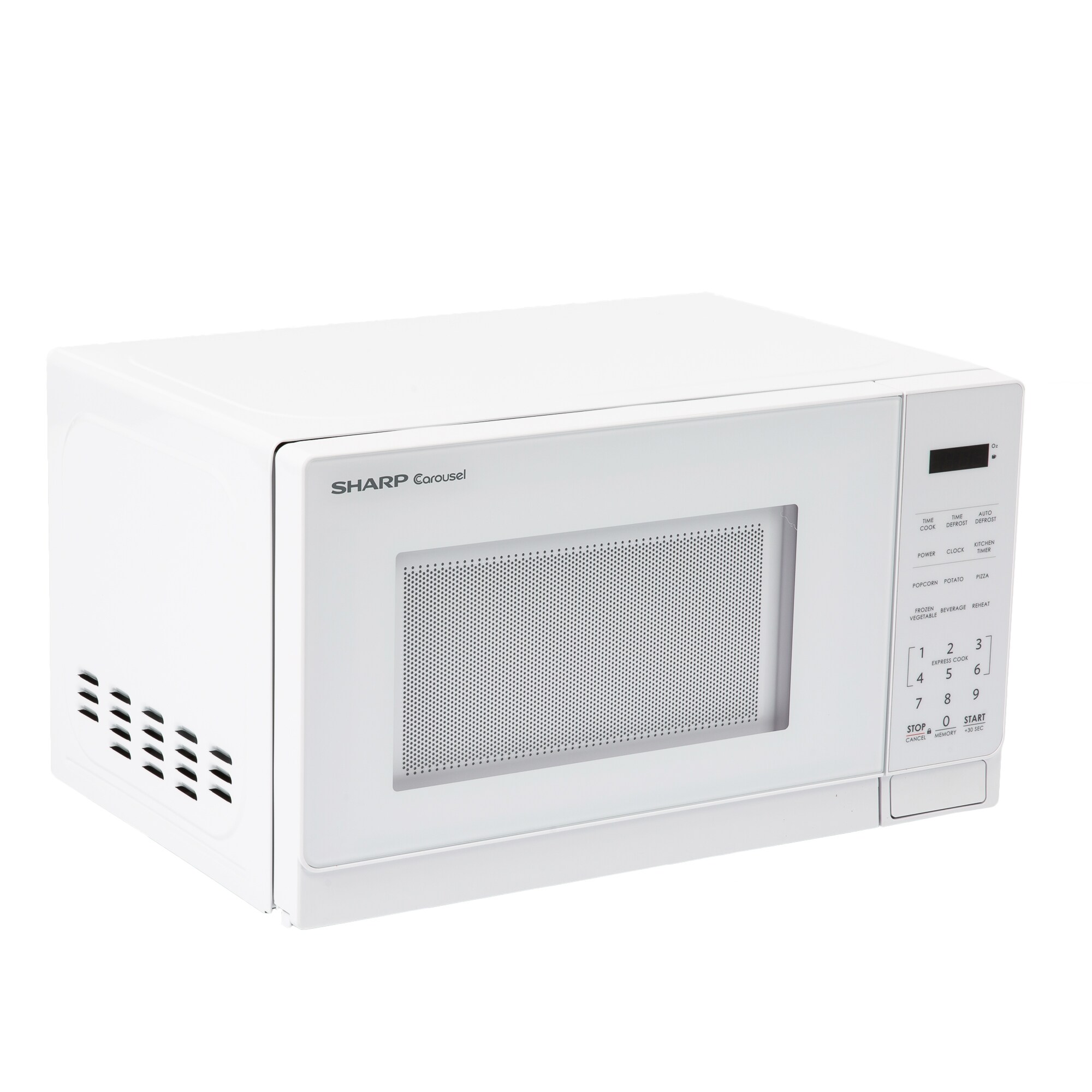 Sharp 0.7-cu ft 700-Watt Countertop Microwave White 