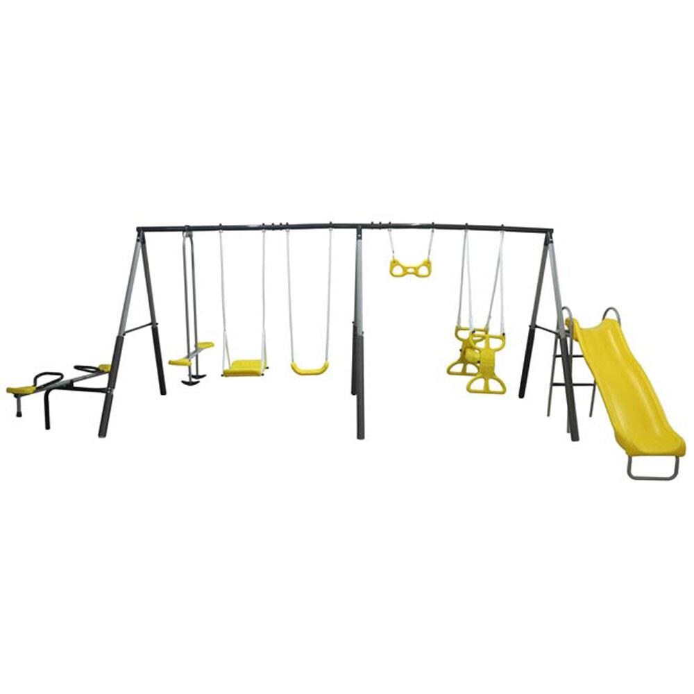 Set of 6 Playground Swingset Handles Yellow 