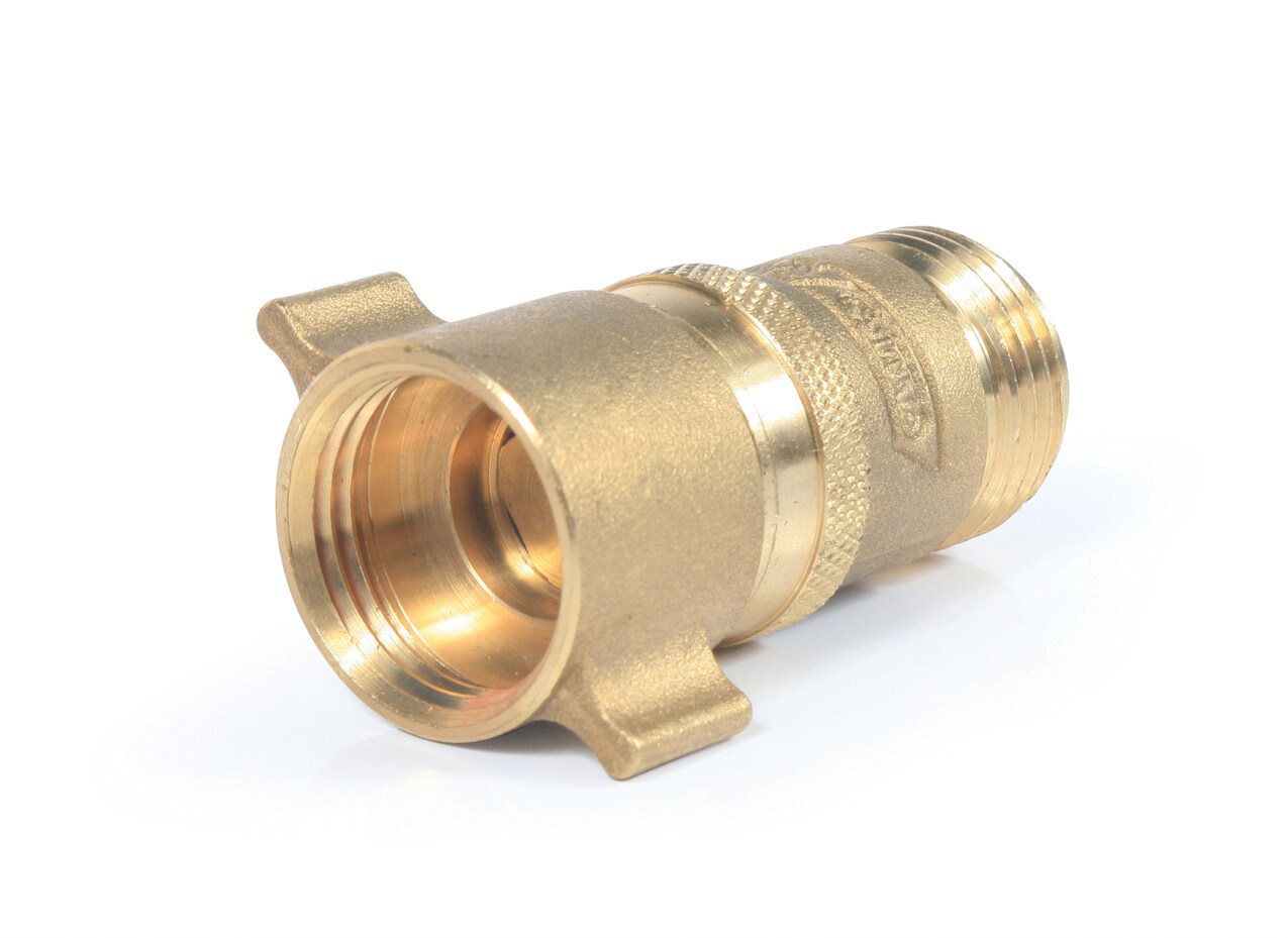 Lead Free 40055 Camco RV Brass Inline Water Pressure Regulator Helps Protect RV Plumbing and Hoses from High-Pressure City Water 