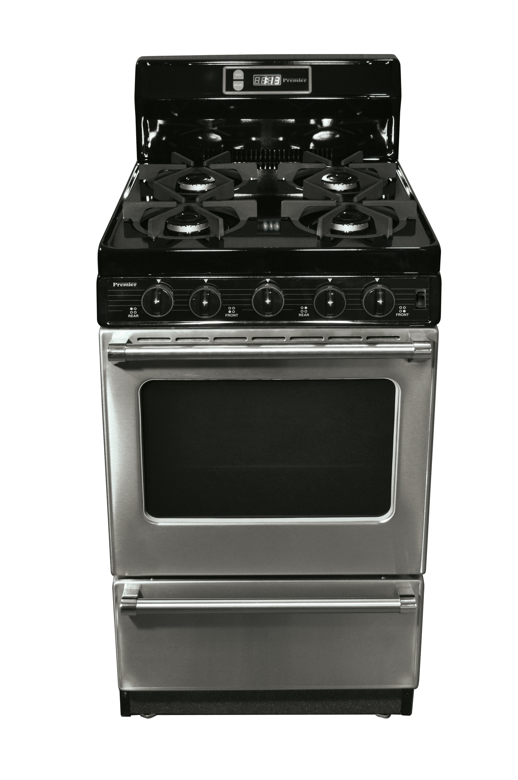 SAK100BP ADA Compliant Black 20 Electronic Spark Gas Range With ...