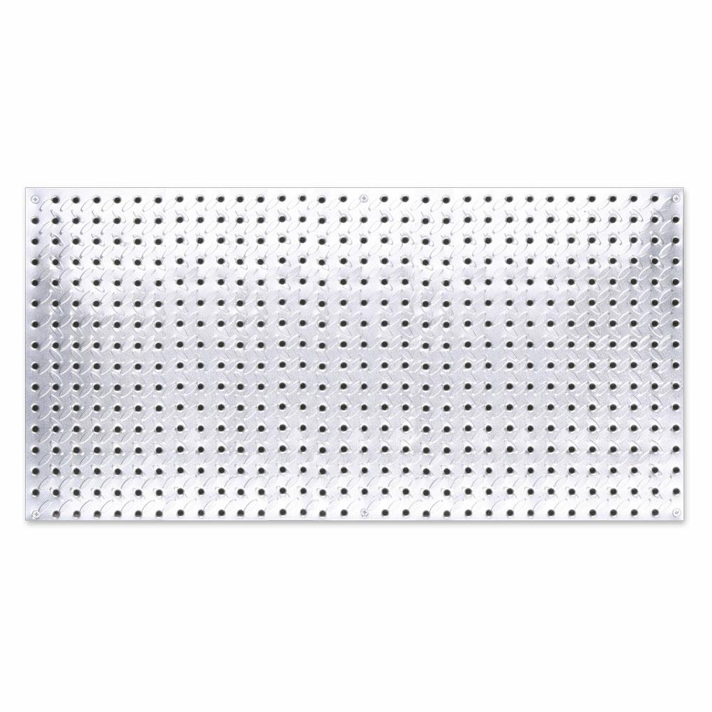 Commercial Grade Metal Pegboard Diamond Plate Fit Standard Hooks 4 x 4 Panel 