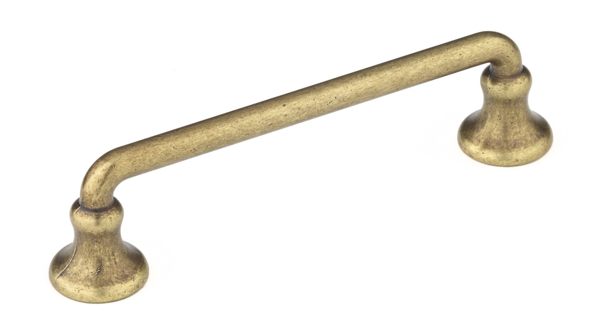6 X Copper Regency Drawer Handles Metal Knob Cabinet Door Vintage Knobs Pulls 